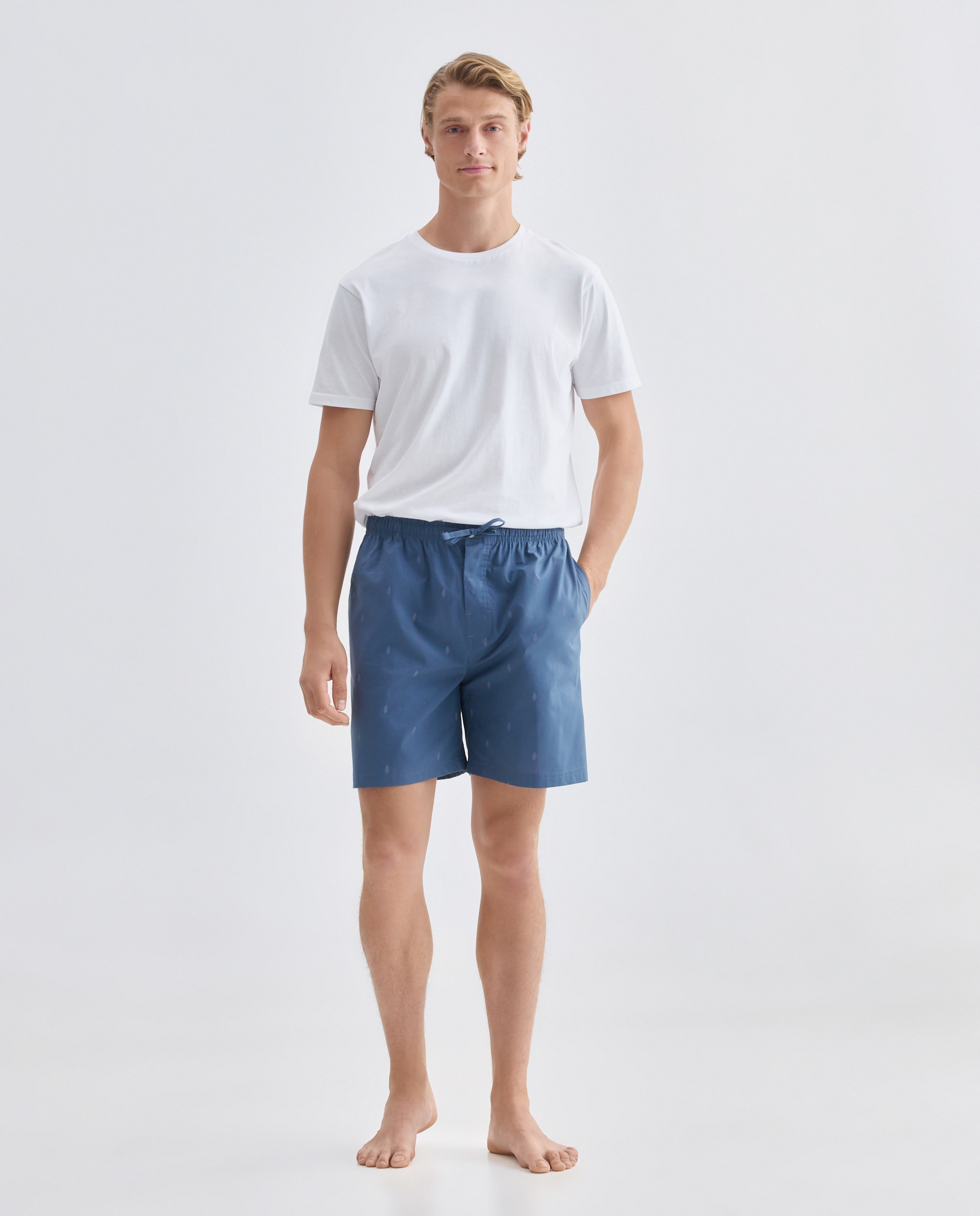 Imagen 0 de Pantalón pijama hombre algodón con bolsillos