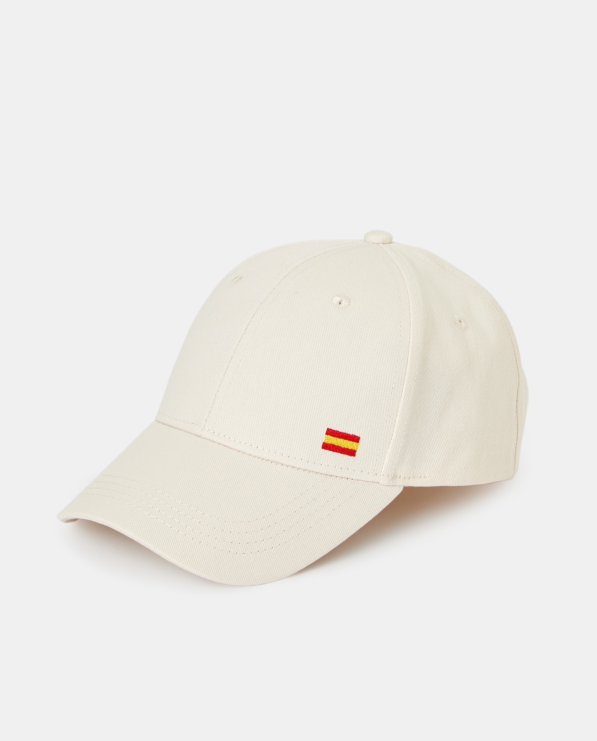 Gorra algodón españa Blanco-2