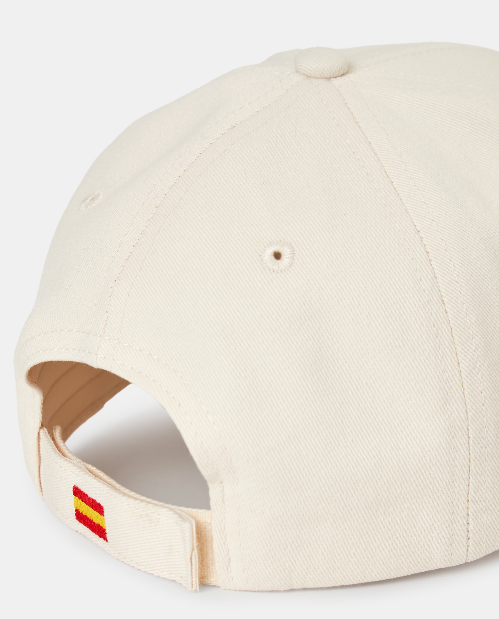 Gorra algodón españa Blanco-3
