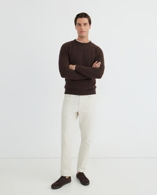 Imagen 0 de Jersey de hombre cuello caja liso Cotton Acrilico