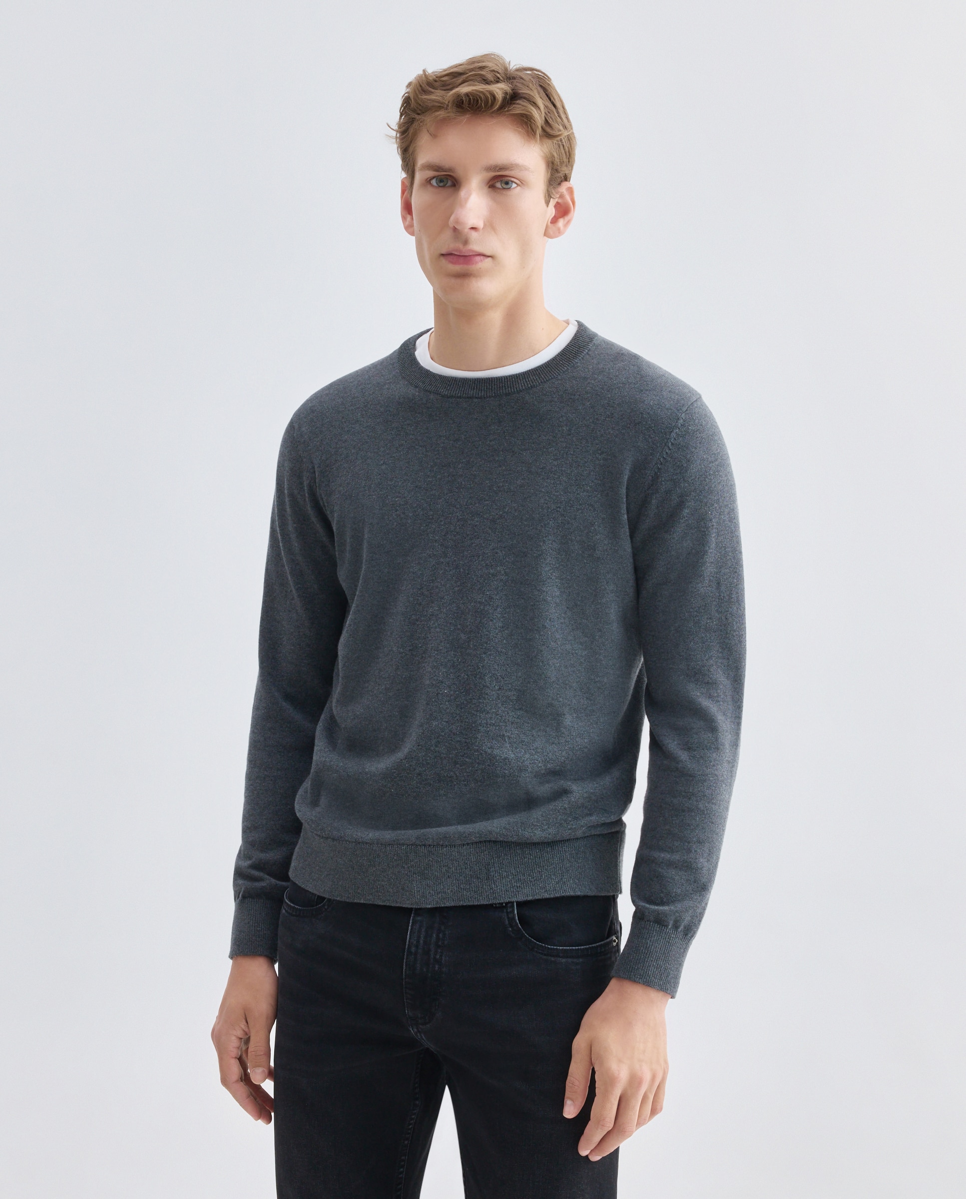 Imagen 0 de Jersey de hombre cuello caja liso 100% Algodón