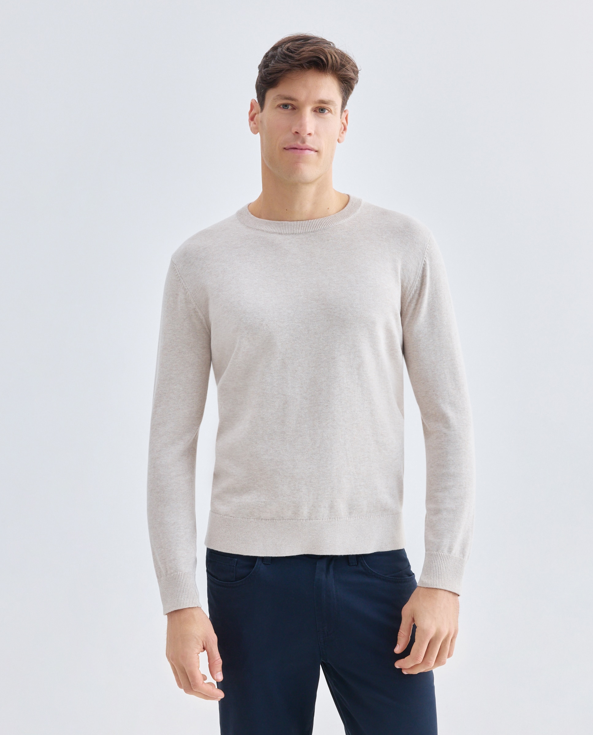Imagen 0 de Jersey de hombre cuello caja liso 100% Algodón