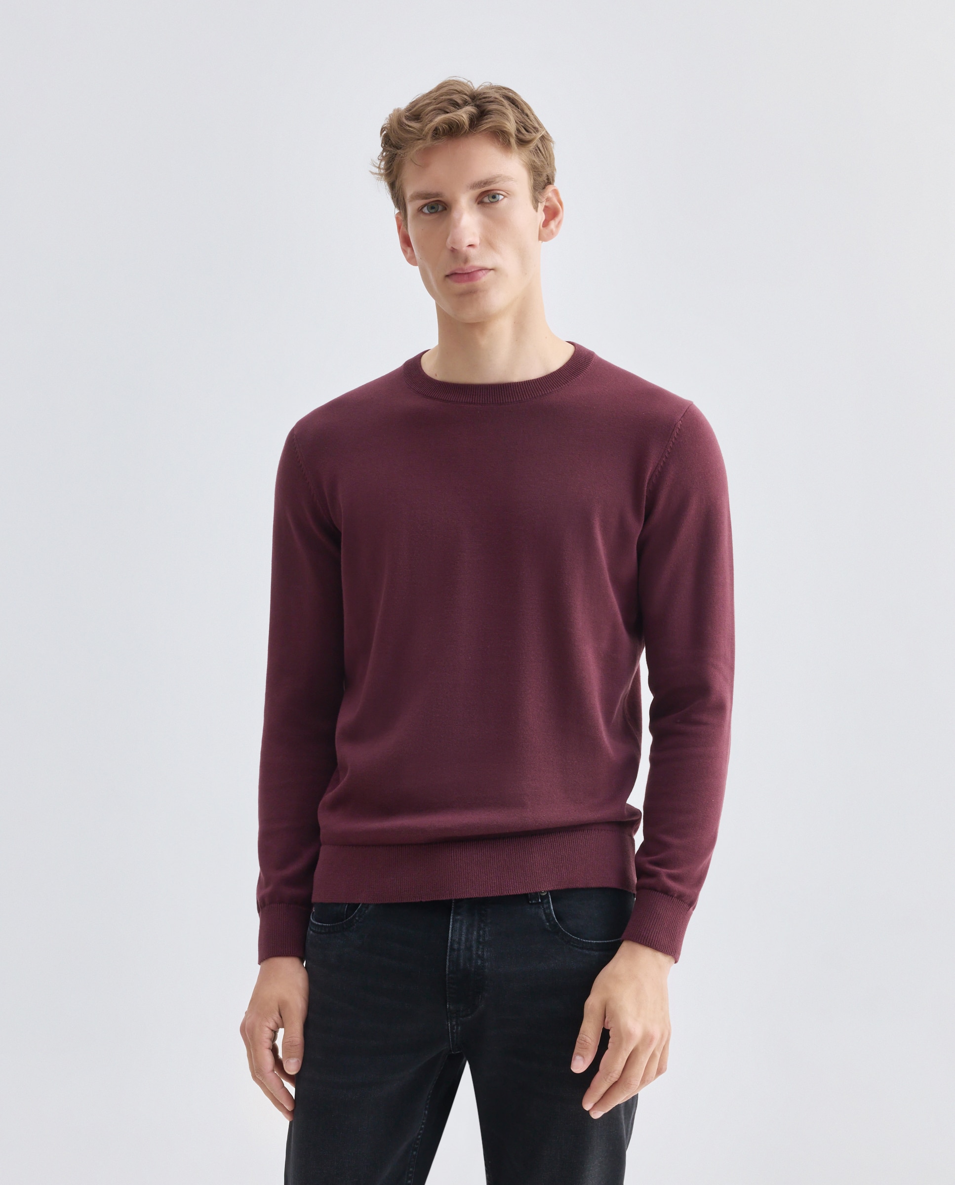 Imagen 0 de Jersey de hombre cuello caja liso 100% Algodón