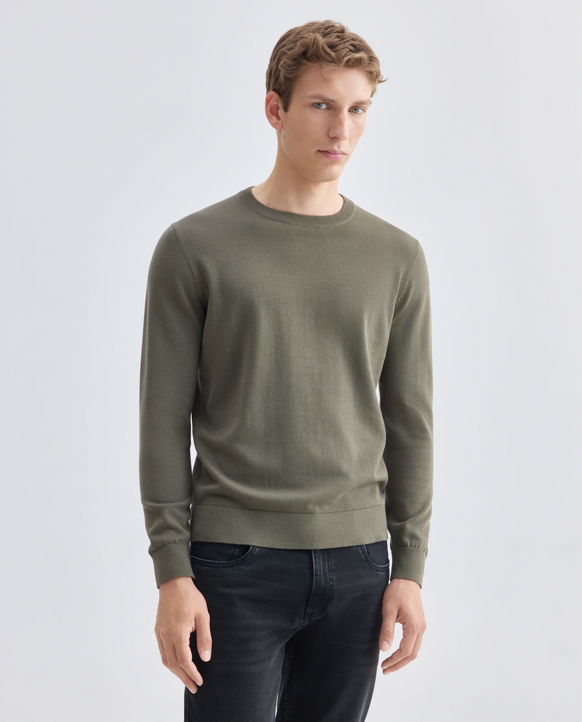Imagen 0 de Jersey de hombre cuello caja liso 100% Algodón