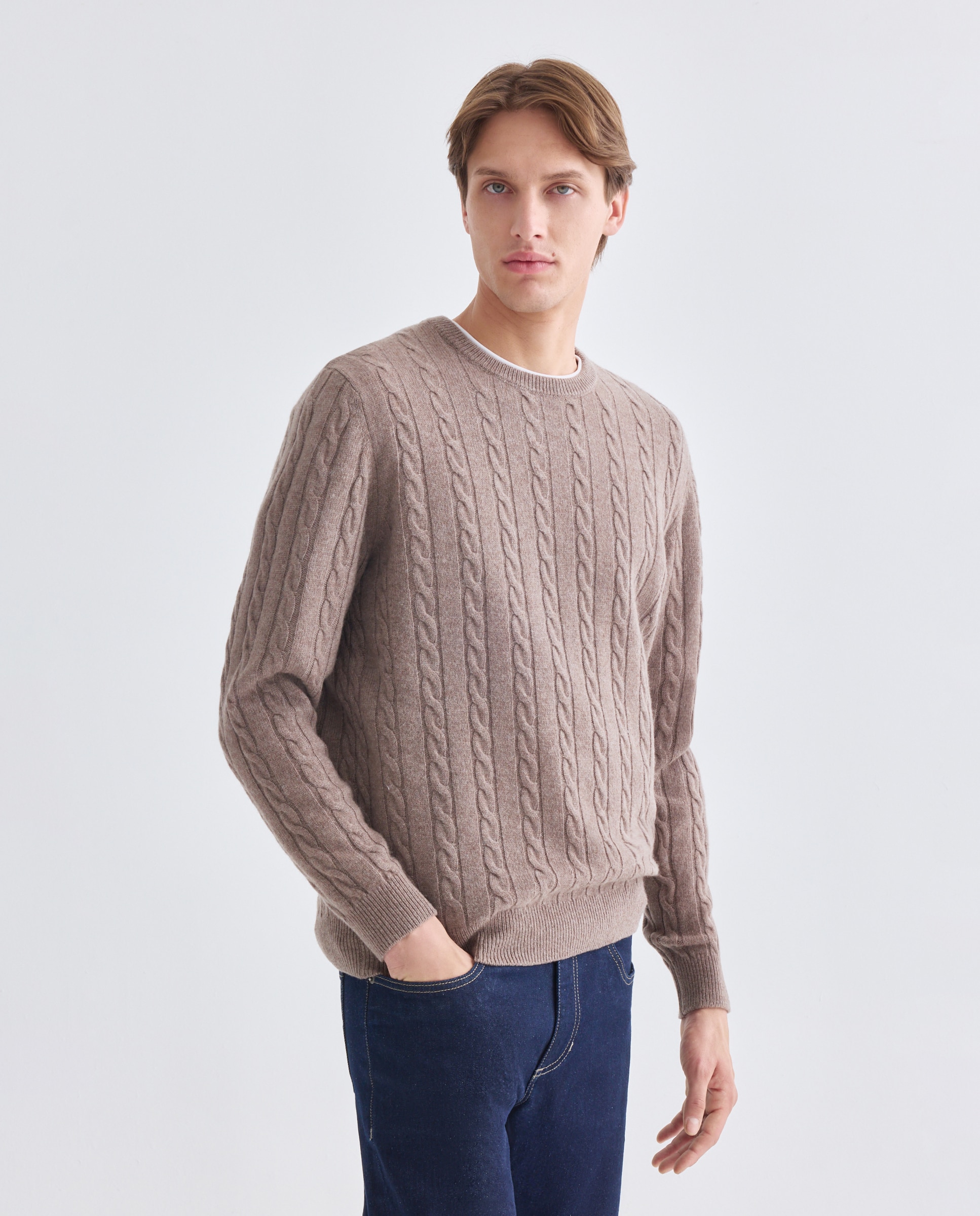 Imagen 0 de Jersey de hombre cuello caja ochos Lambswool Nylon