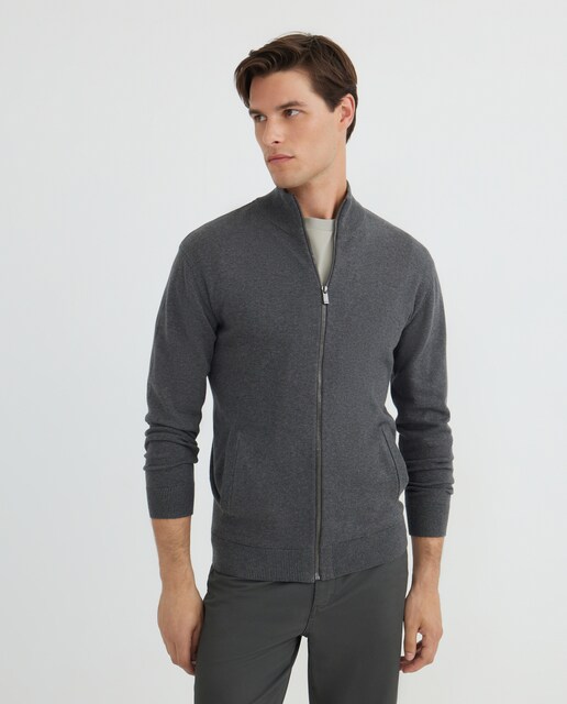 Imagen 0 de Chaqueta de hombre cremallera lisa 100% Algodón