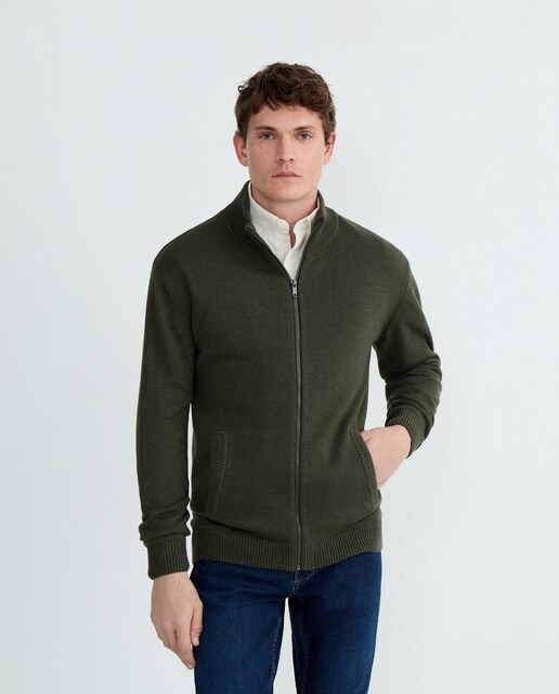 Imagen 0 de Chaqueta de hombre cremallera lisa Cotton Acrilico