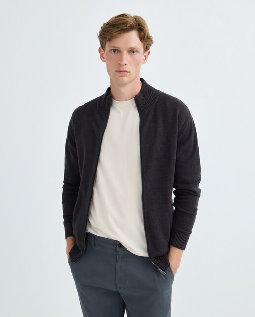 Imagen 0 de Chaqueta de hombre cremallera lisa Cotton Acrilico