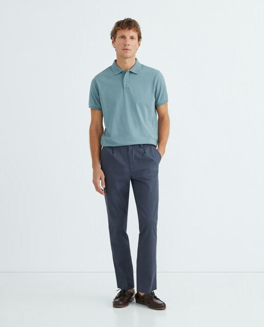 Imagen 0 de Pantalón hombre chino con pinza regular fit
