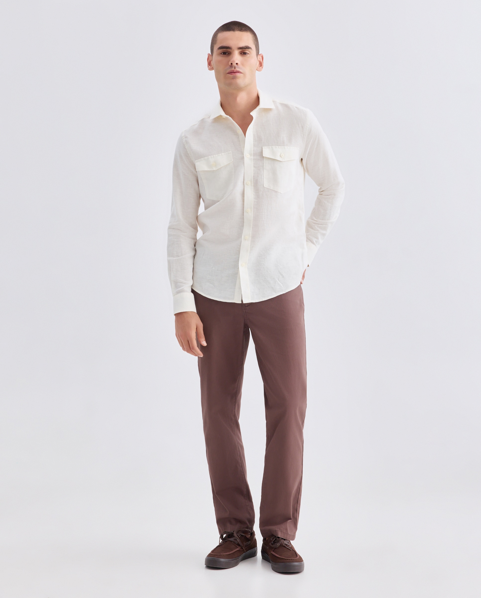 Imagen 0 de Pantalón hombre cinco bolsillos básico regular fit