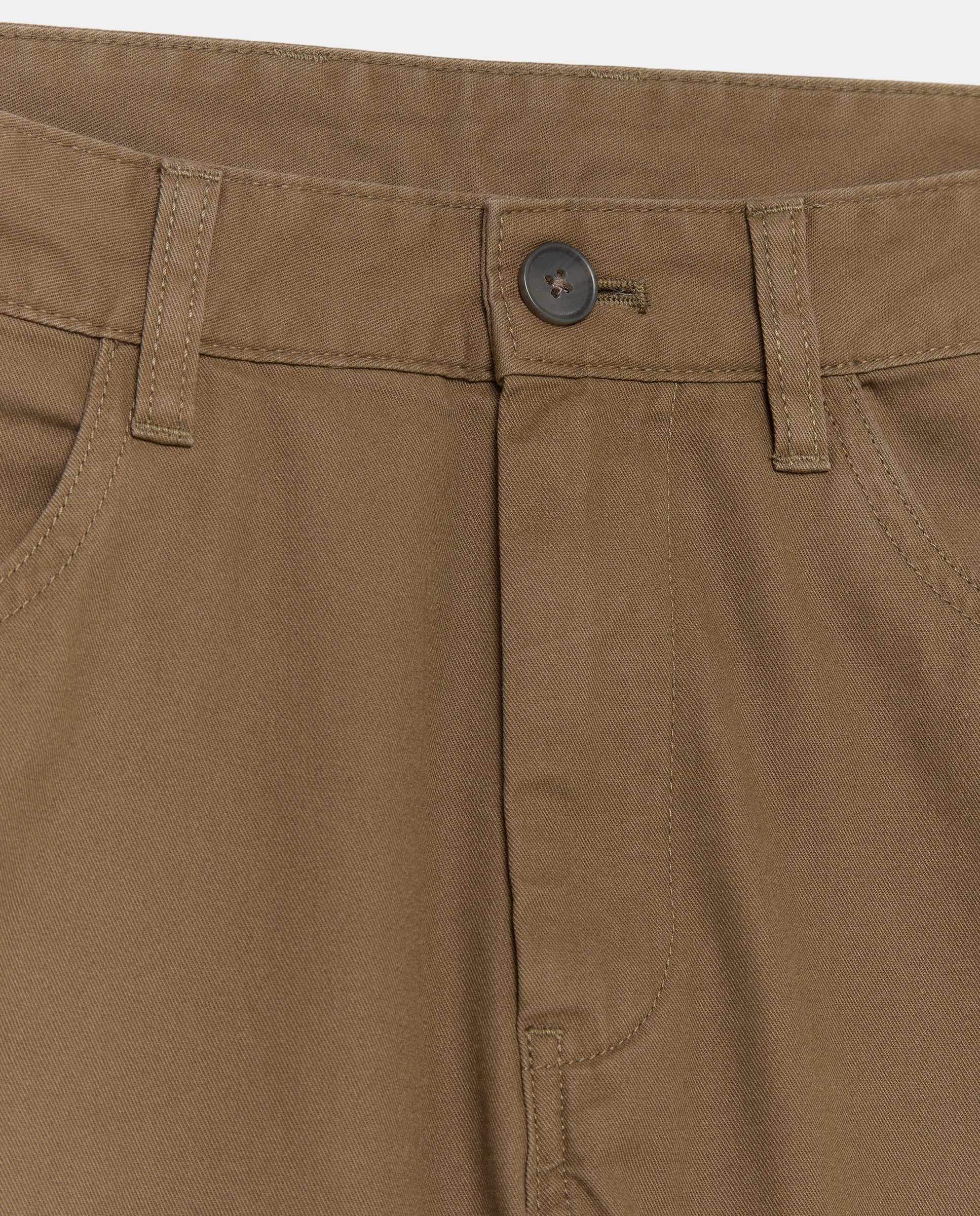 Pantalón hombre cinco bolsillos básico regular fit 520 Kaki-5