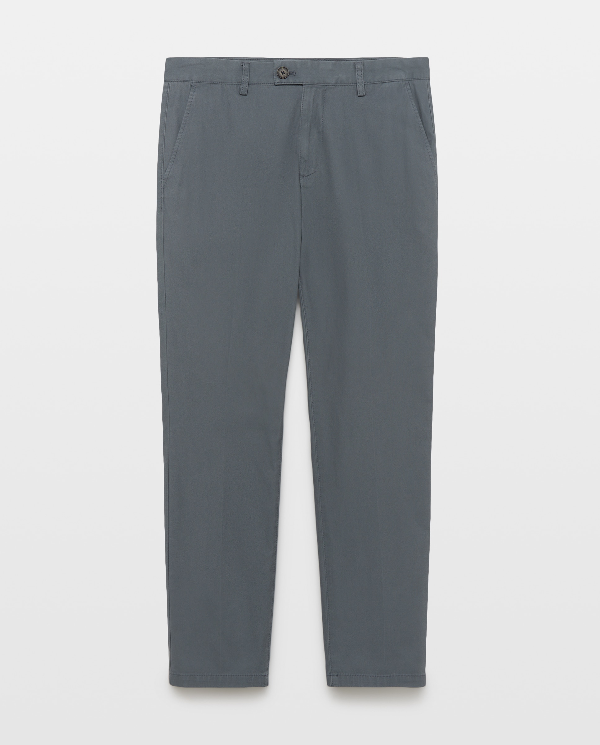 Pantalón hombre chino básico regular fit 430 Azul oscuro-4