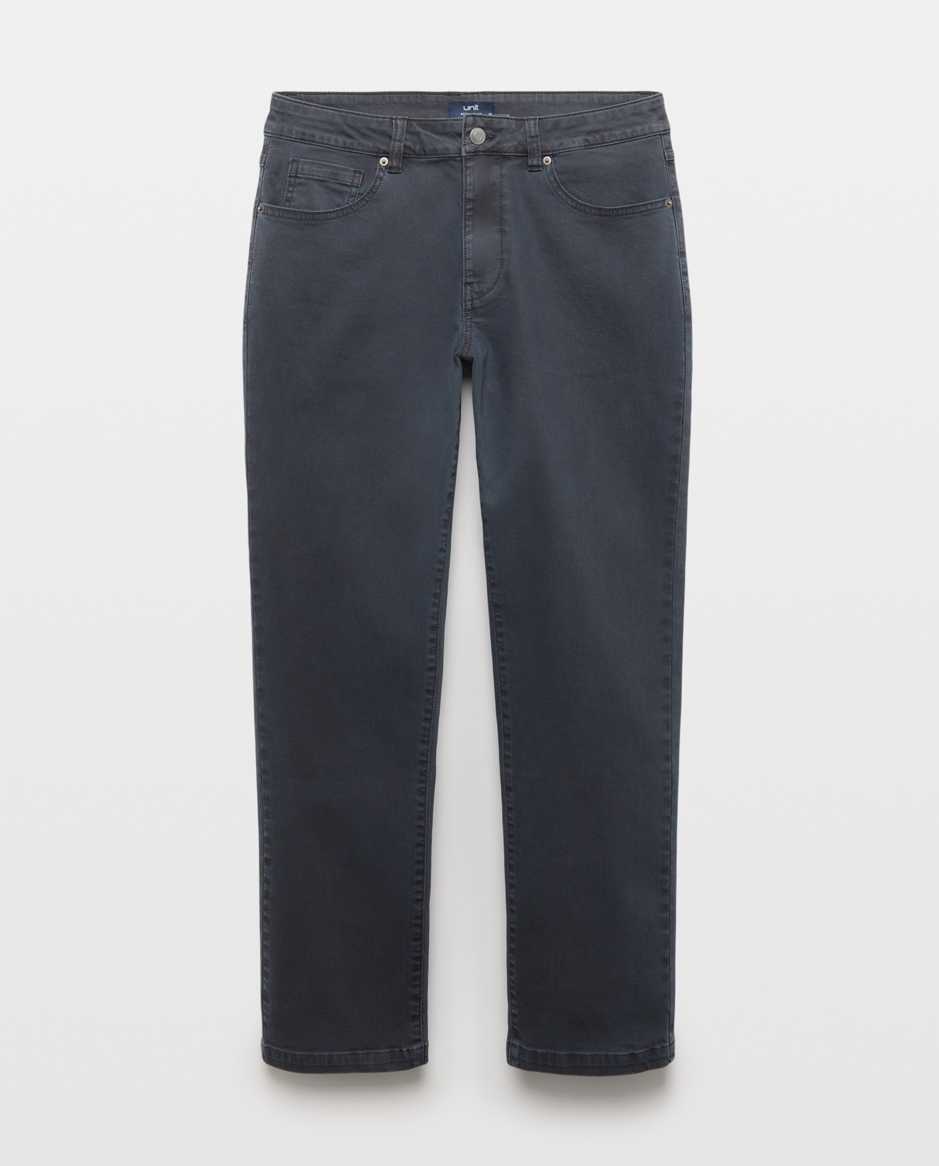 Pantalón hombre cinco bolsillos efecto lavado regular fit 471 Índigo-4