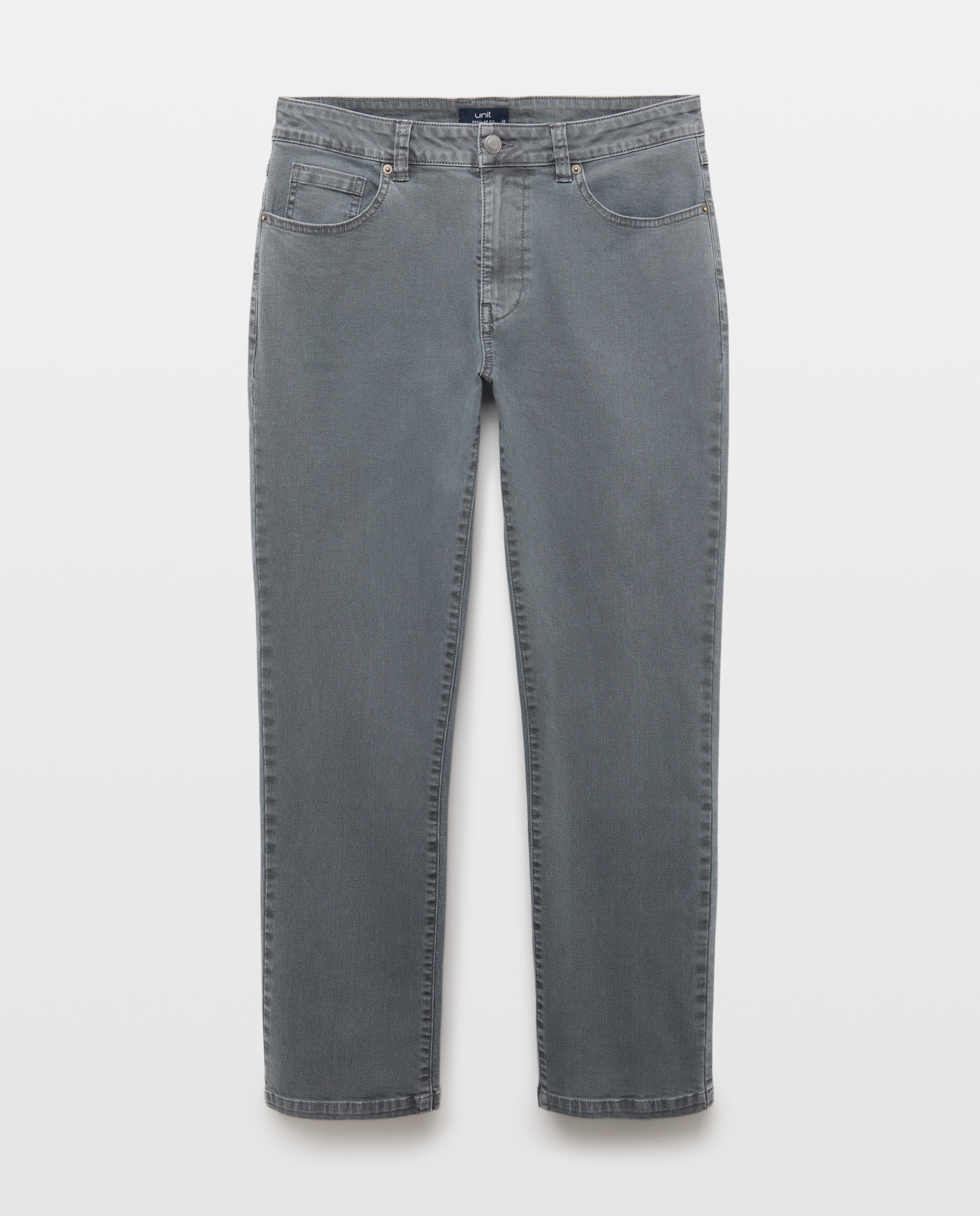 Pantalón hombre cinco bolsillos efecto lavado regular fit 430 Azul oscuro-4