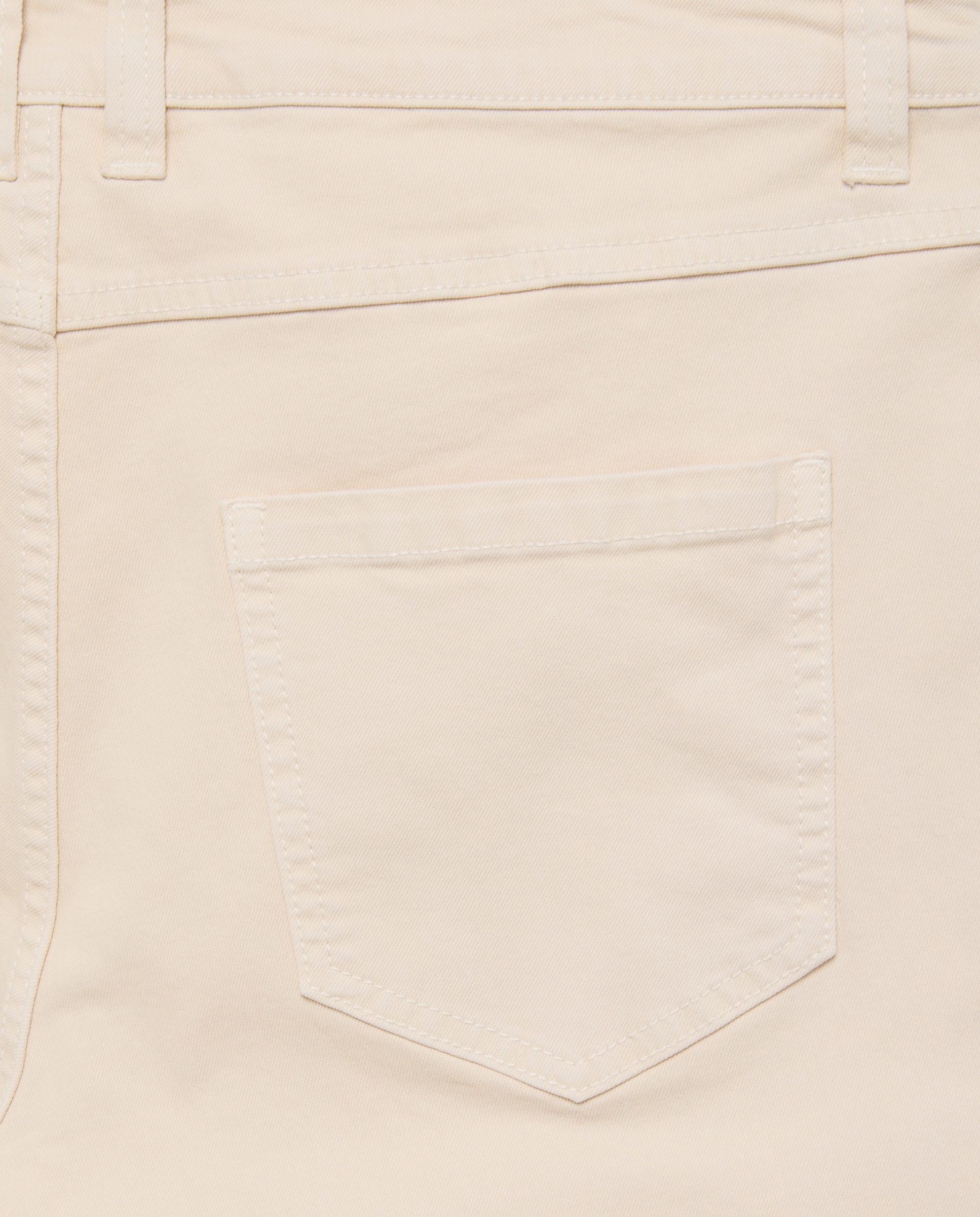 Pantalón hombre cinco bolsillos efecto lavado regular fit Blanco roto-5