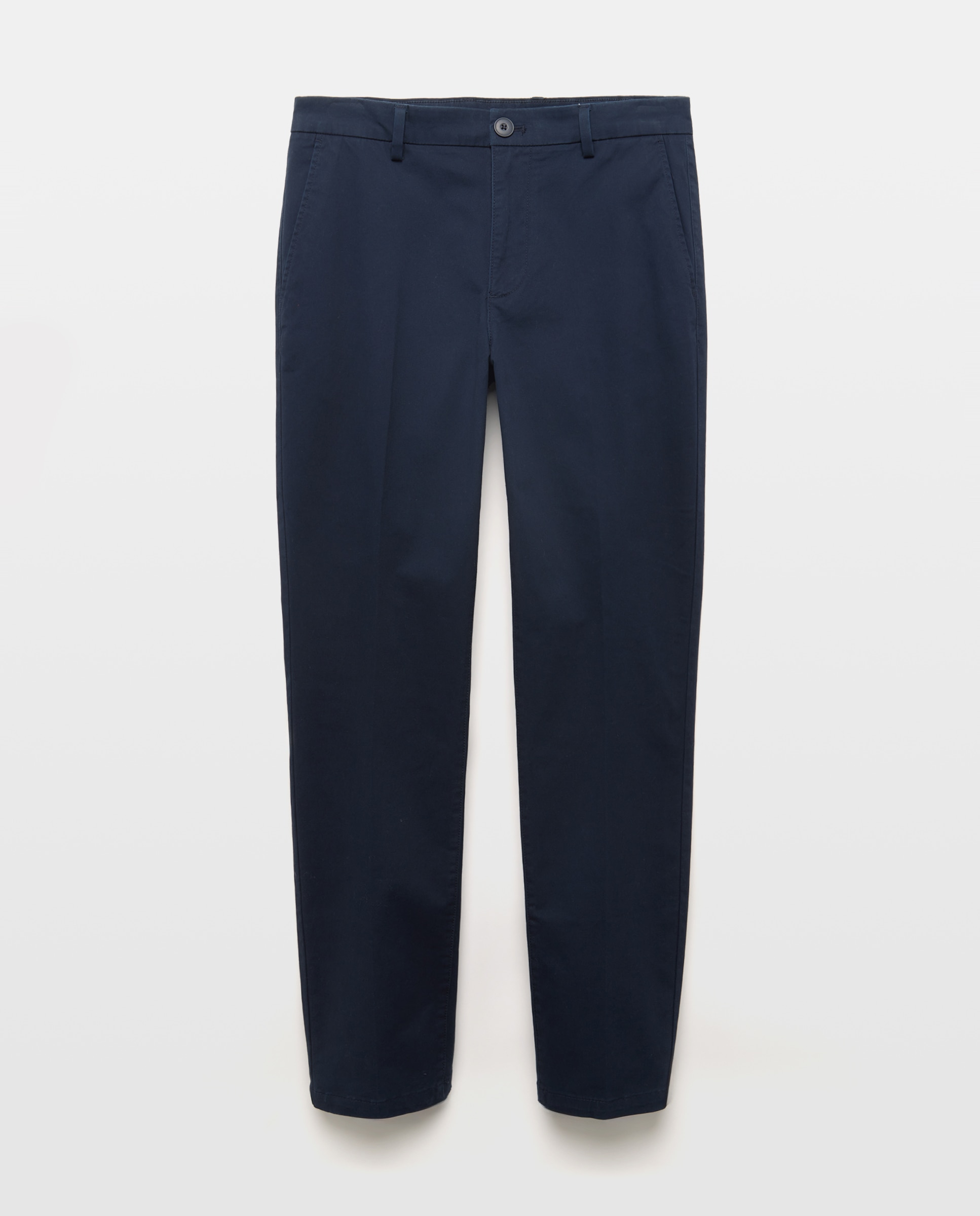 Pantalón hombre chino slim fit Azul marino-4
