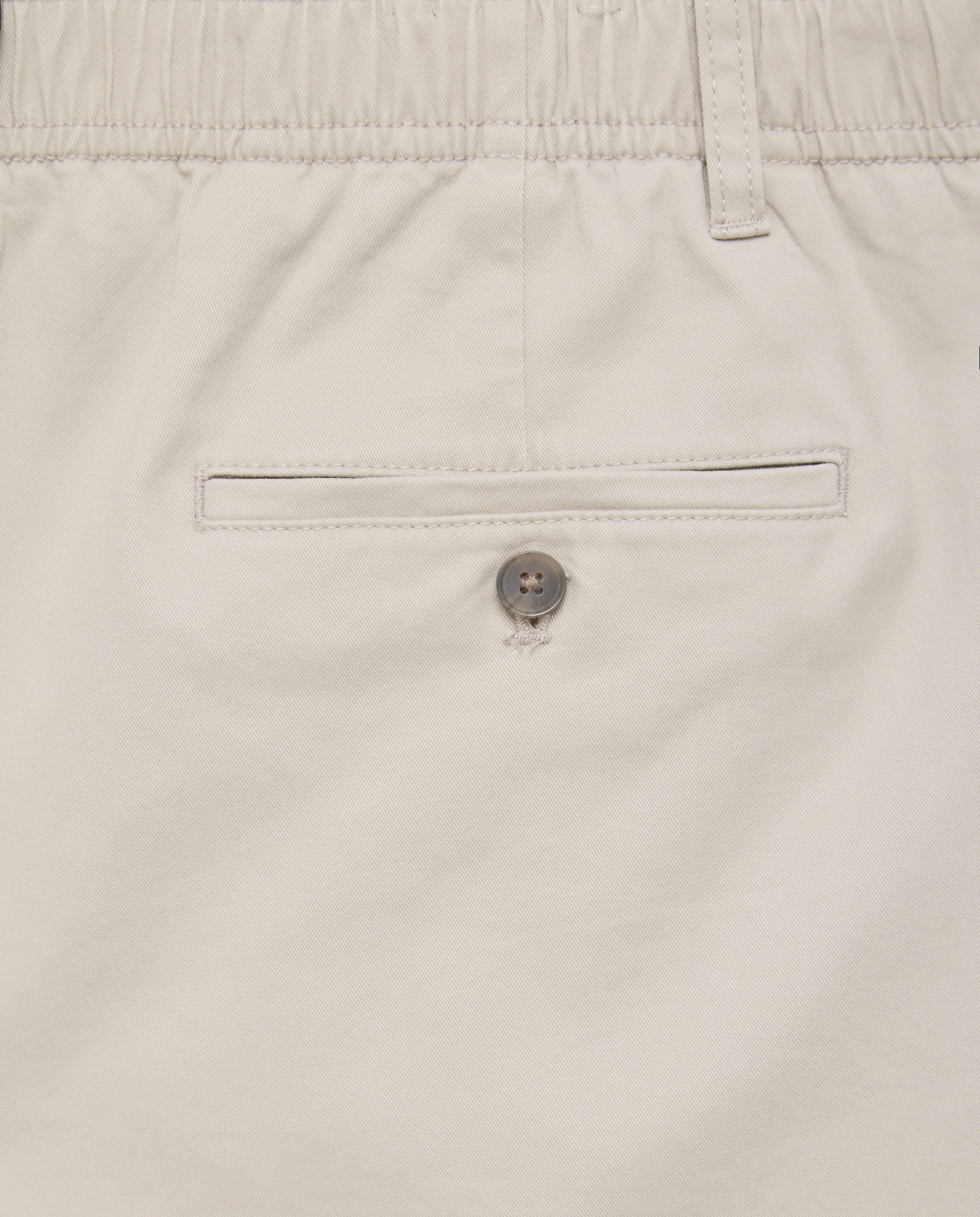 Pantalón hombre chino con goma efecto lavado regular fit Gris claro-5
