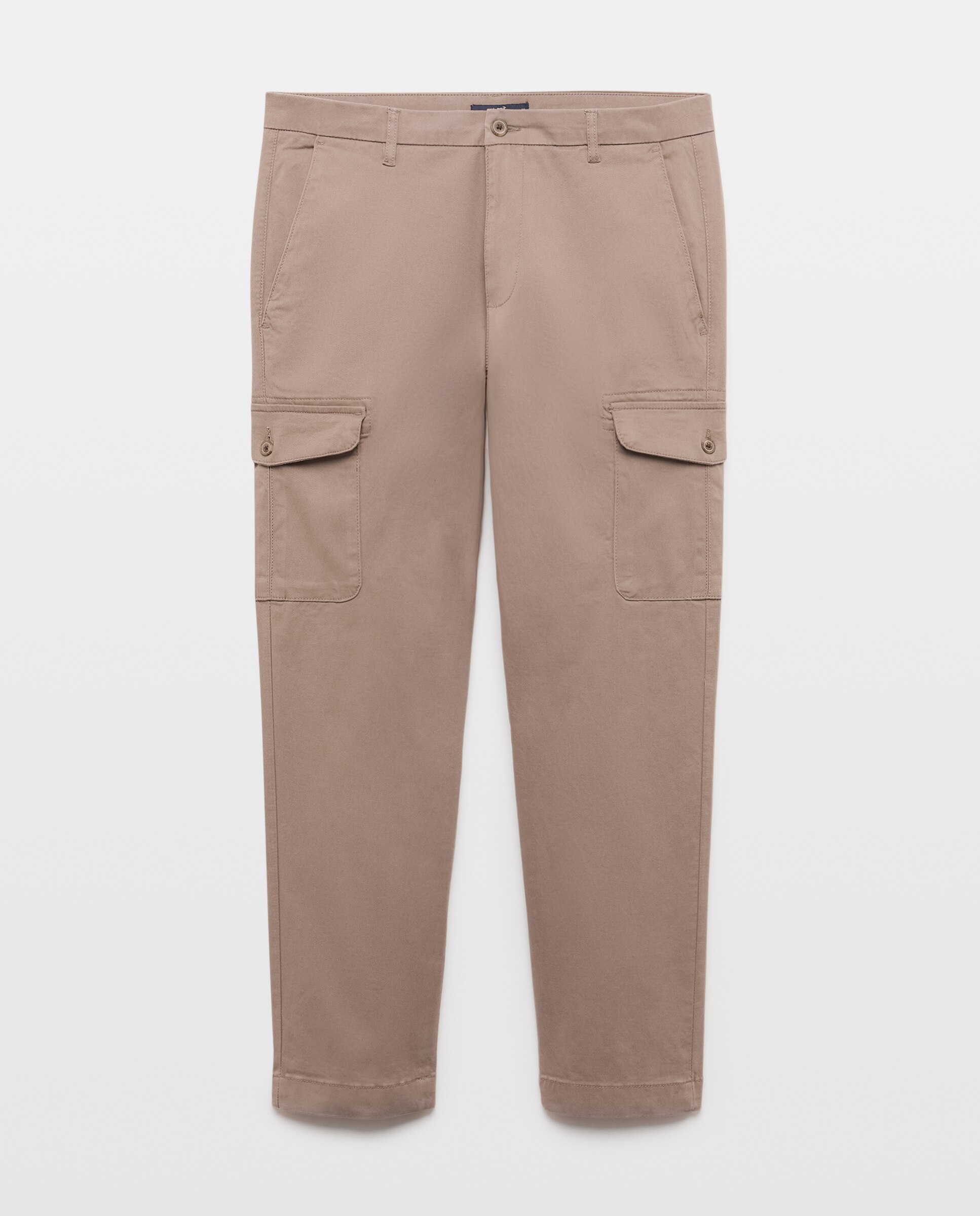 Pantalón hombre chino cargo slim fit 560 Oliva-4