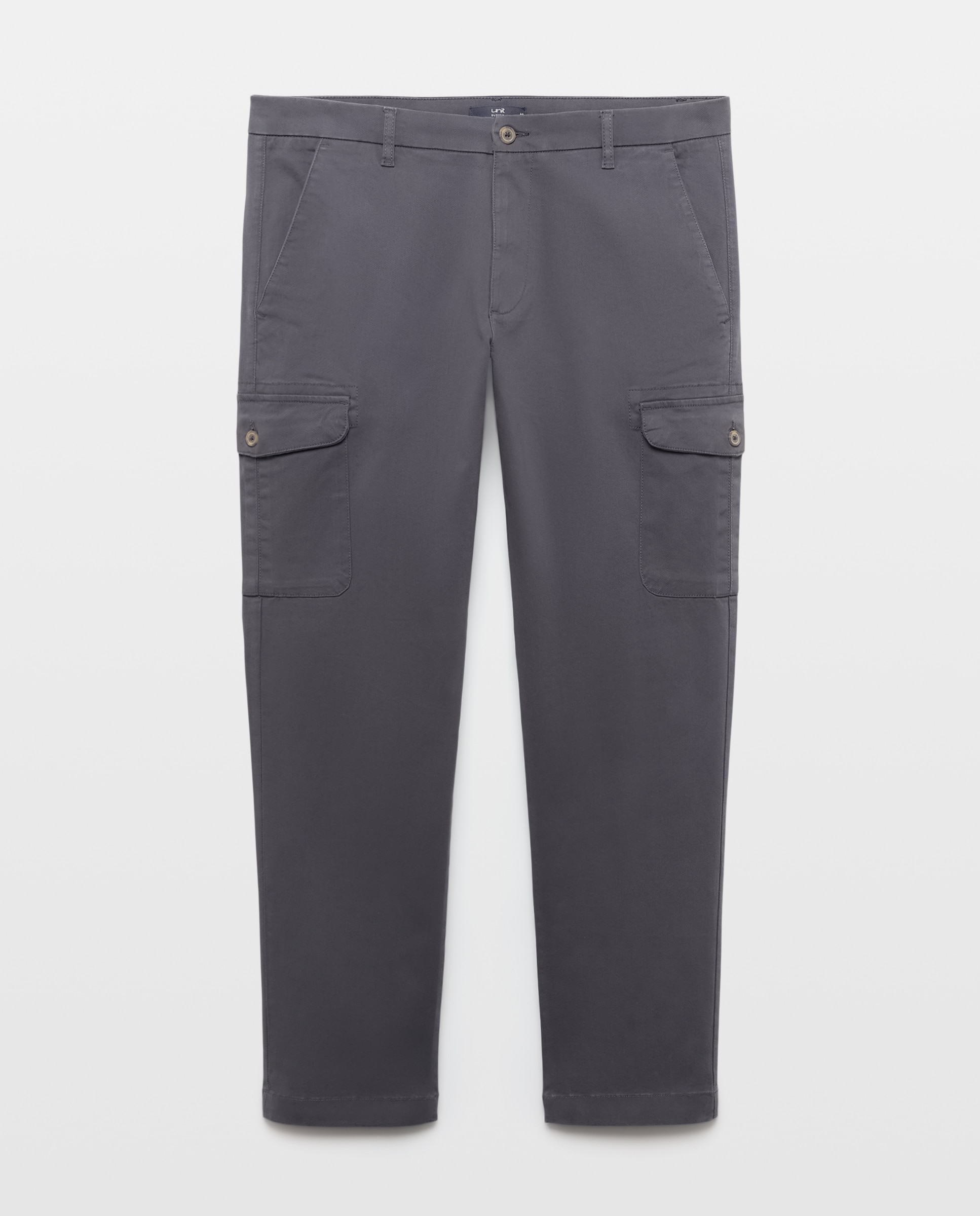 Pantalón hombre chino cargo slim fit 471 Índigo-4