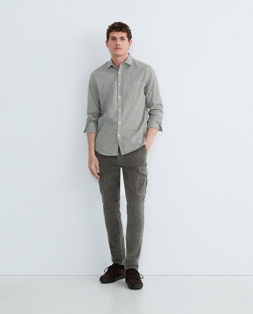 Imagen 0 de Pantalón hombre chino cargo pana