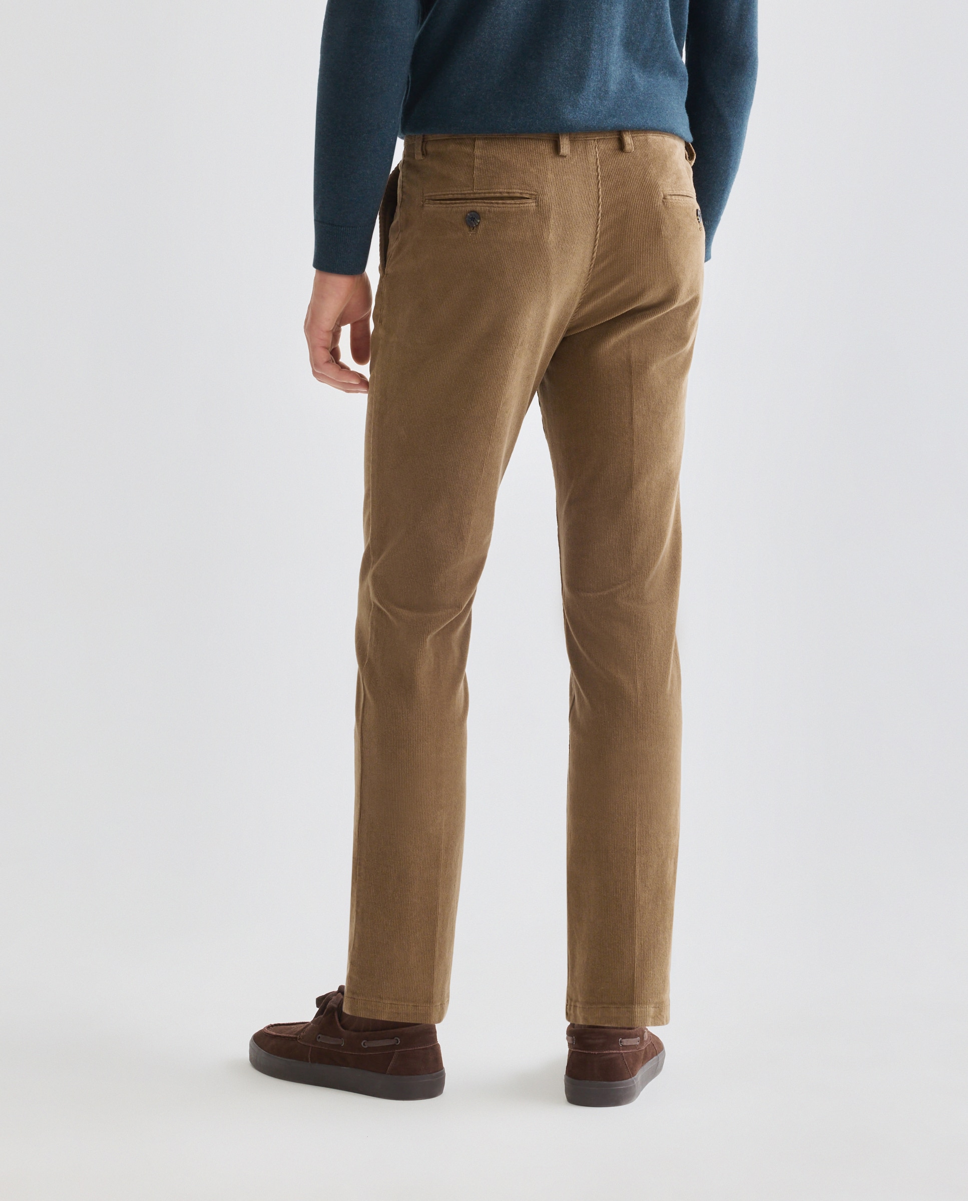 Pantalón hombre chino pana 520 Kaki-3