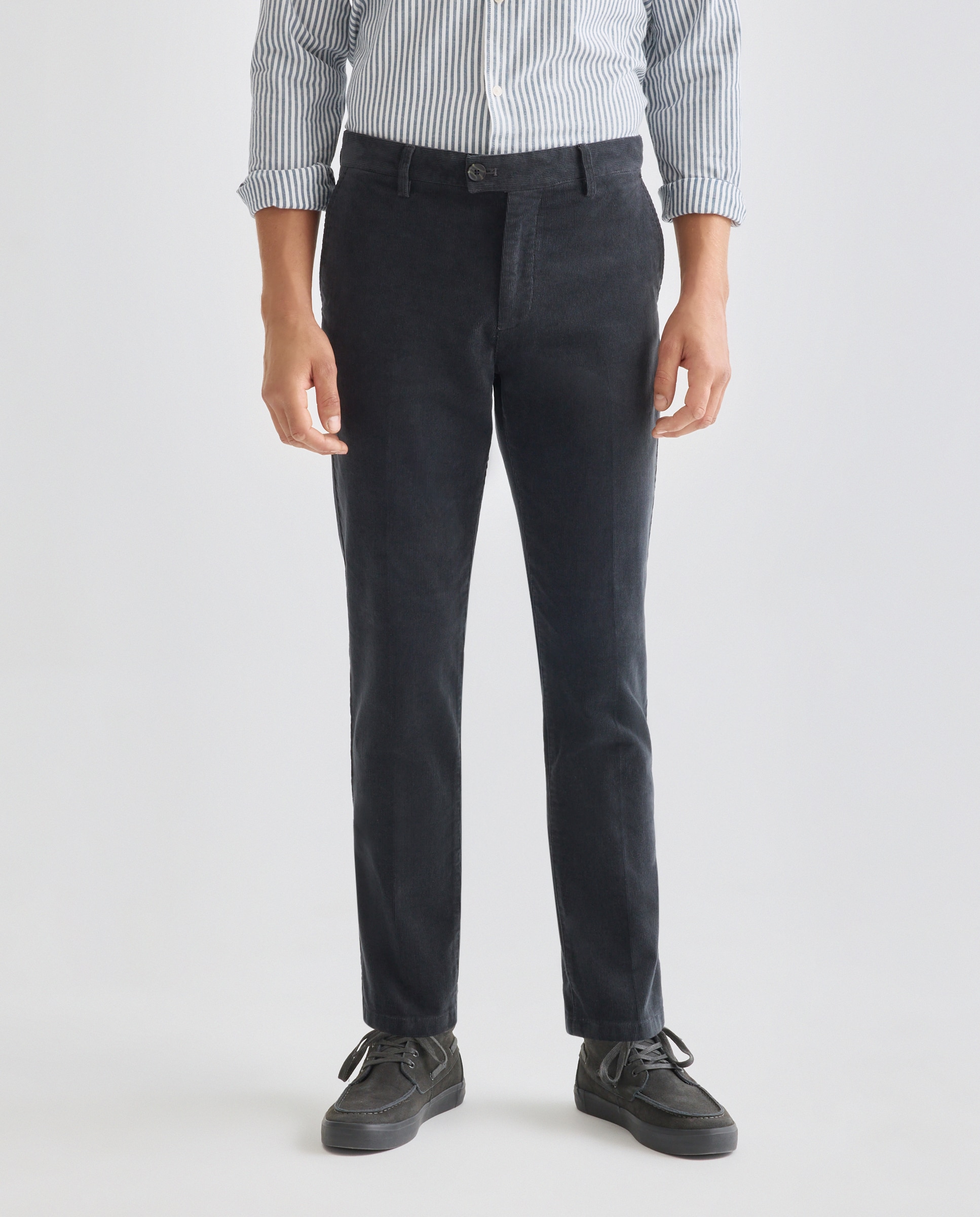 Pantalón hombre chino pana 471 Índigo-2