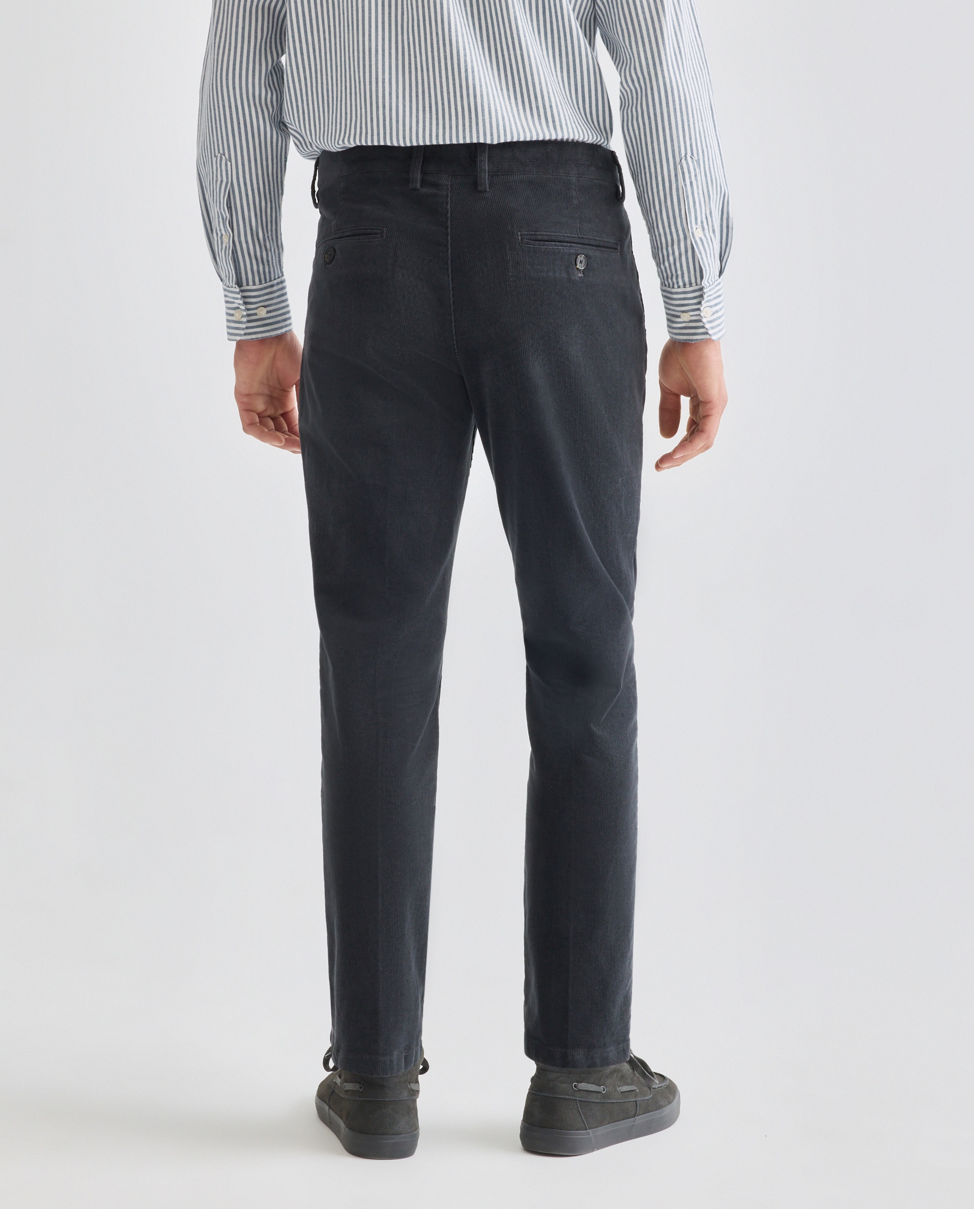 Pantalón hombre chino pana 471 Índigo-3