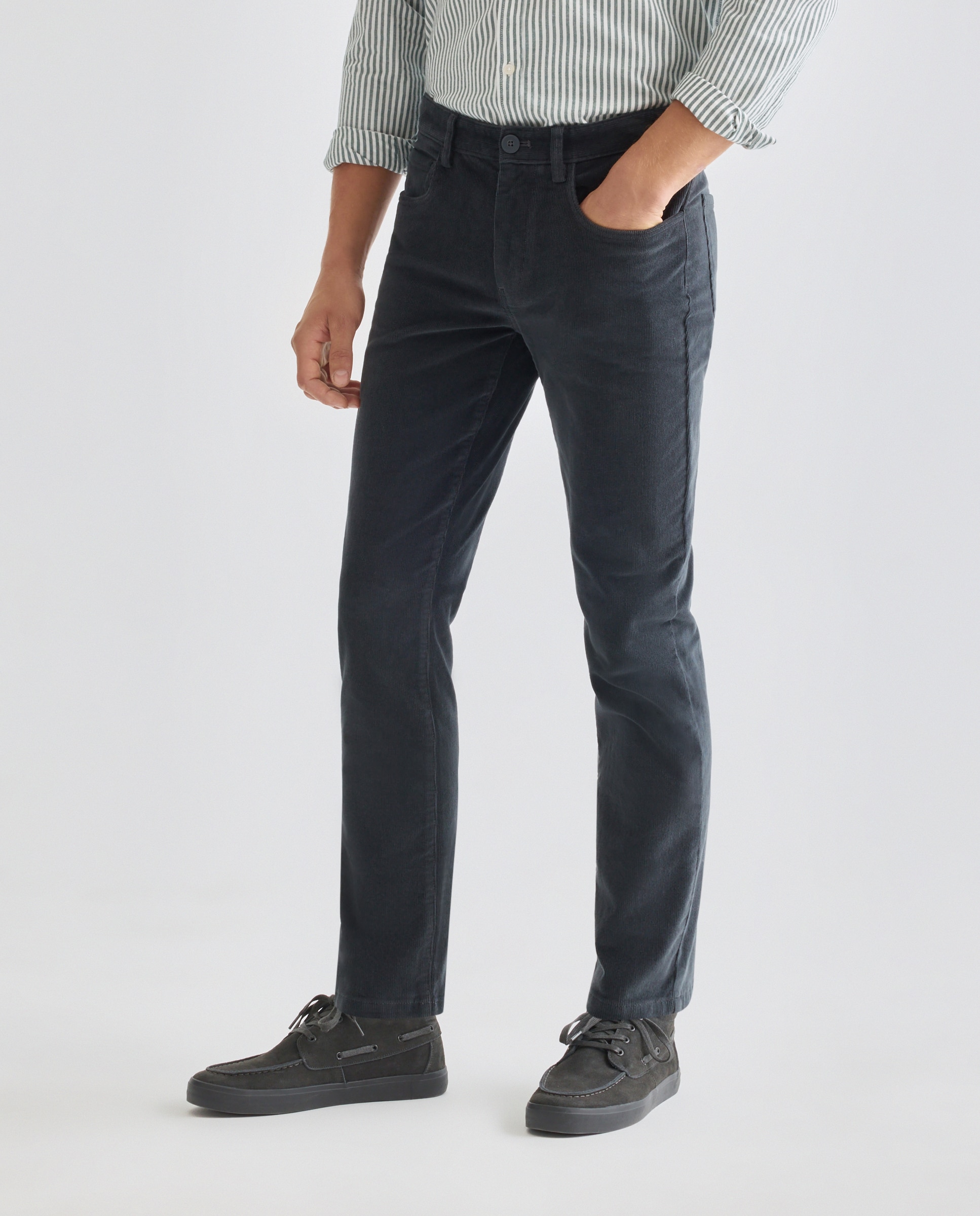 Pantalón hombre 5 bolsillos pana 471 Índigo-2