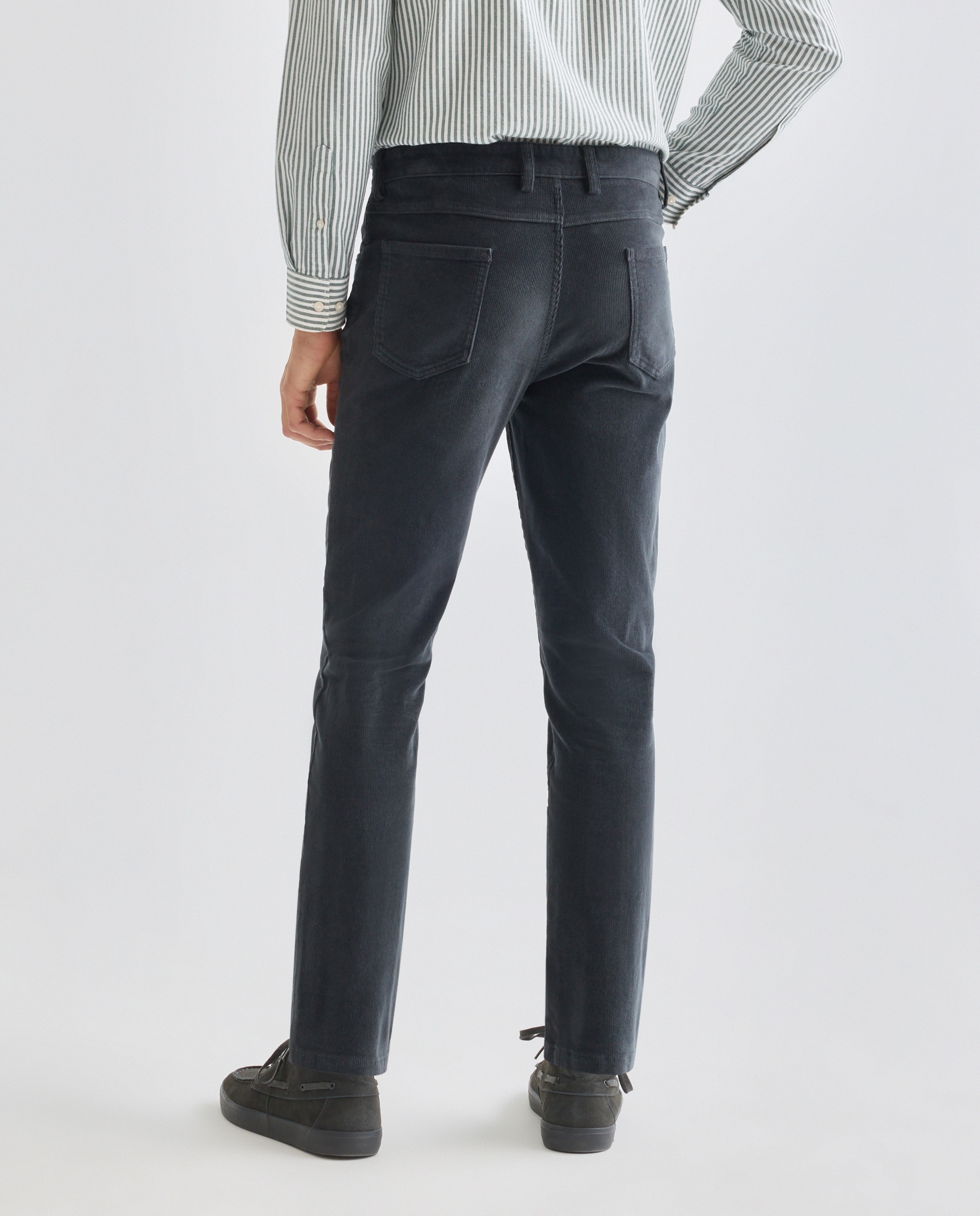 Pantalón hombre 5 bolsillos pana 471 Índigo-3