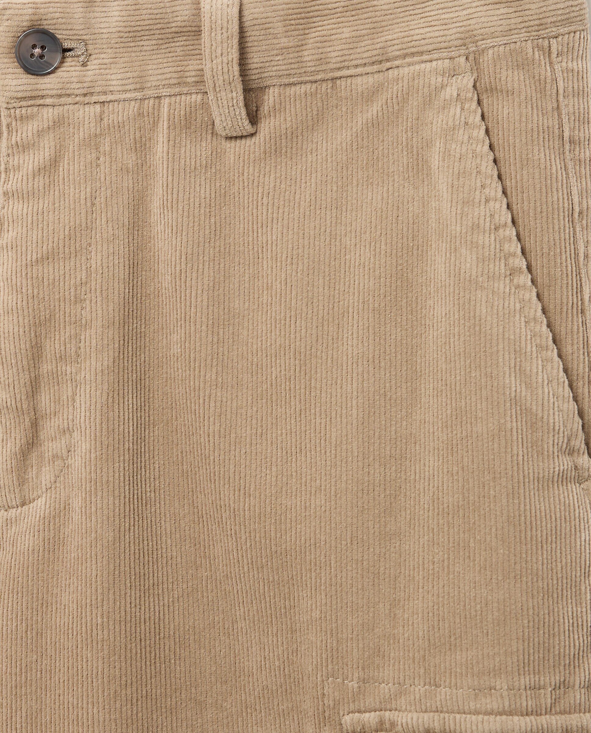 Pantalón hombre chino cargo pana 710 Beige-5
