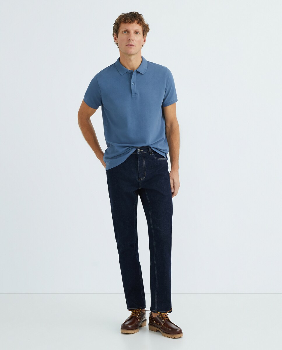 Polo de hombre manga corta pique liso · Unit · El Corte Inglés