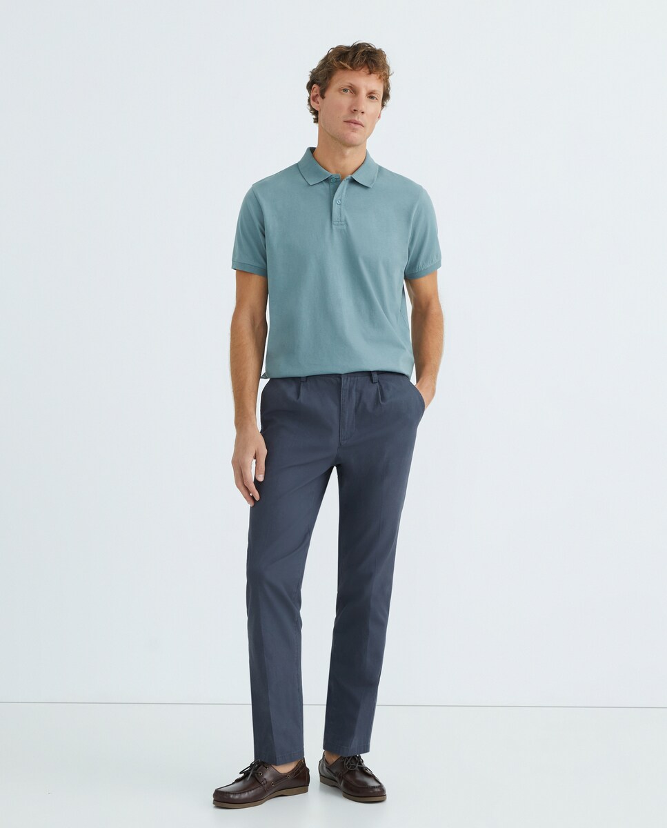 Polo de hombre manga corta liso single jersey · Unit · El Corte Inglés