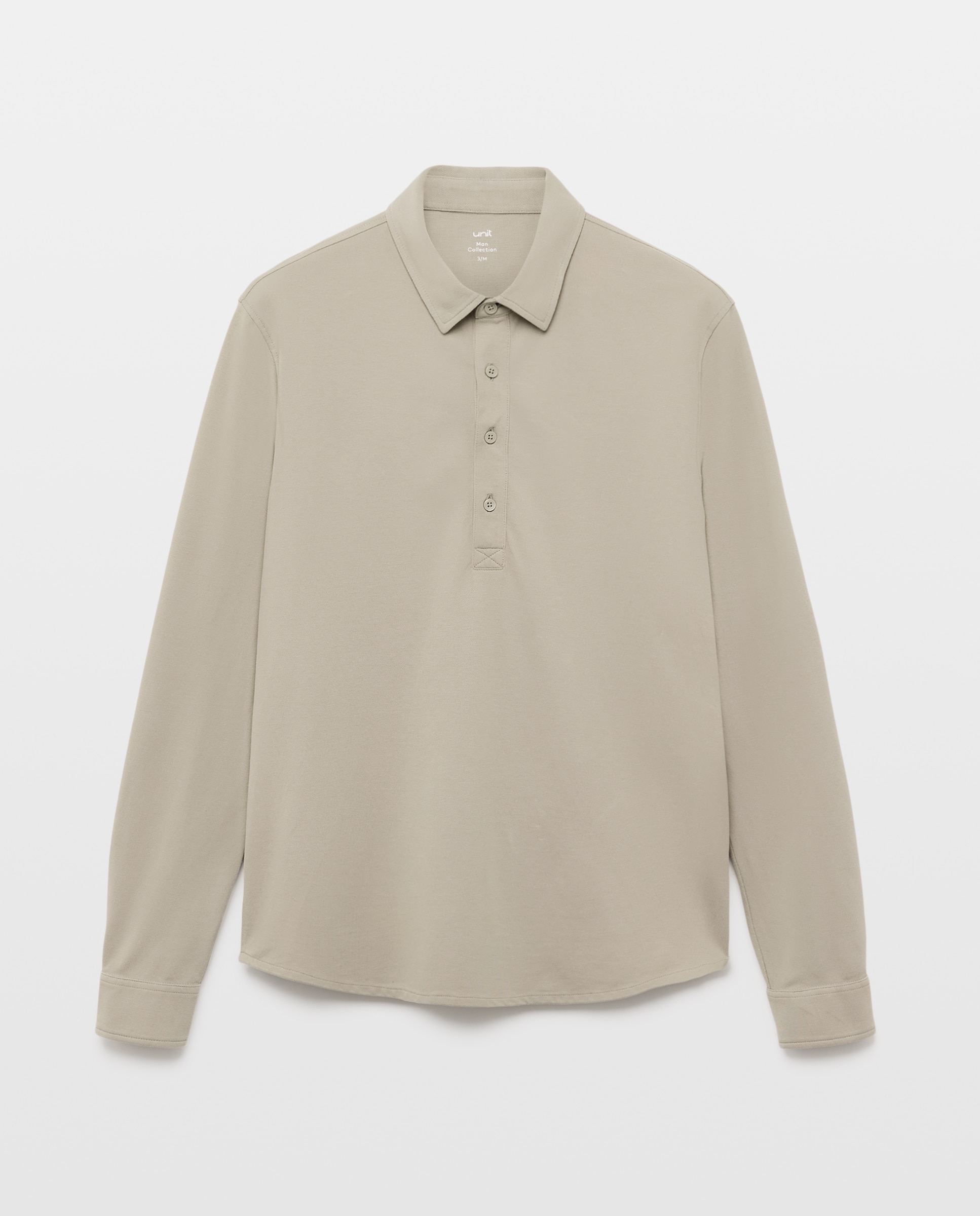Polo de hombre liso pique polera 510 Verde claro-4