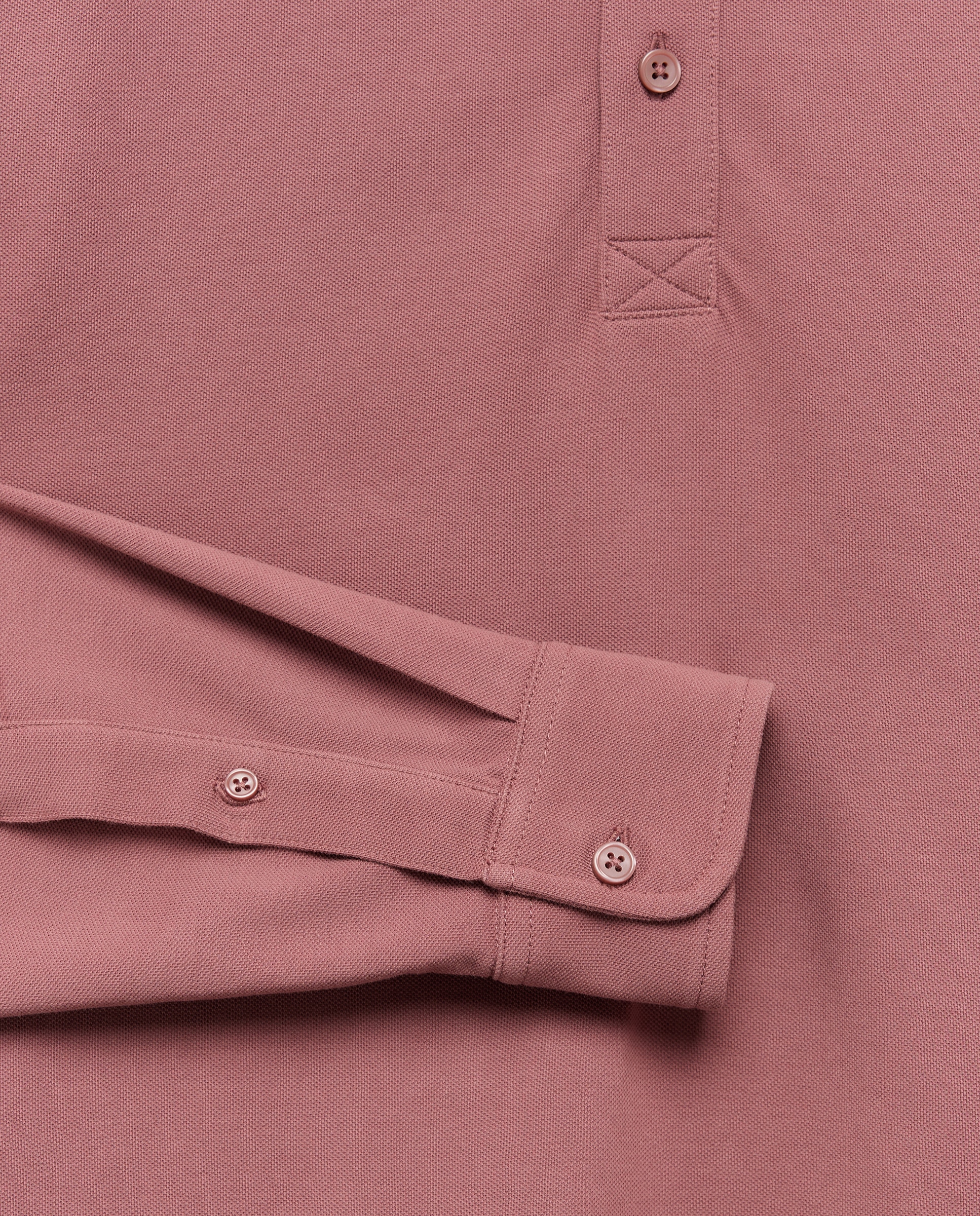 Polo de hombre liso pique polera 200 Rosa-5