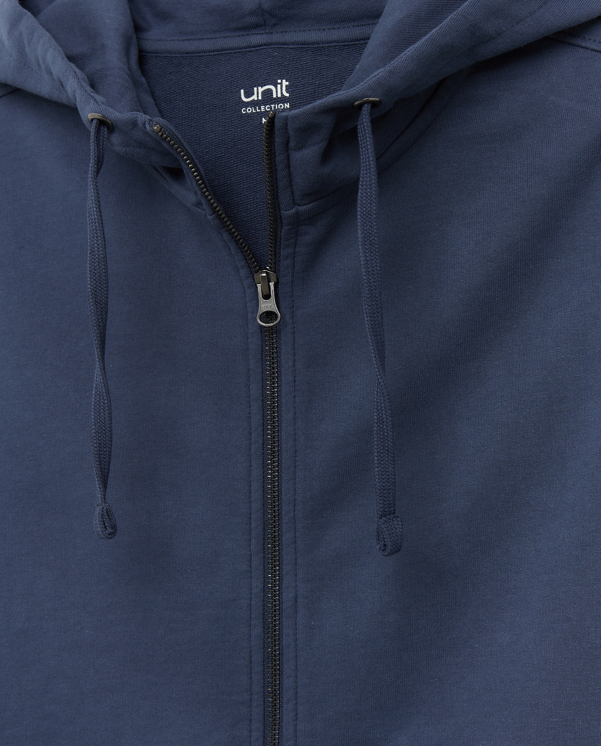 Sudadera de hombre chaqueta cremallera capucha 430 Azul oscuro-5