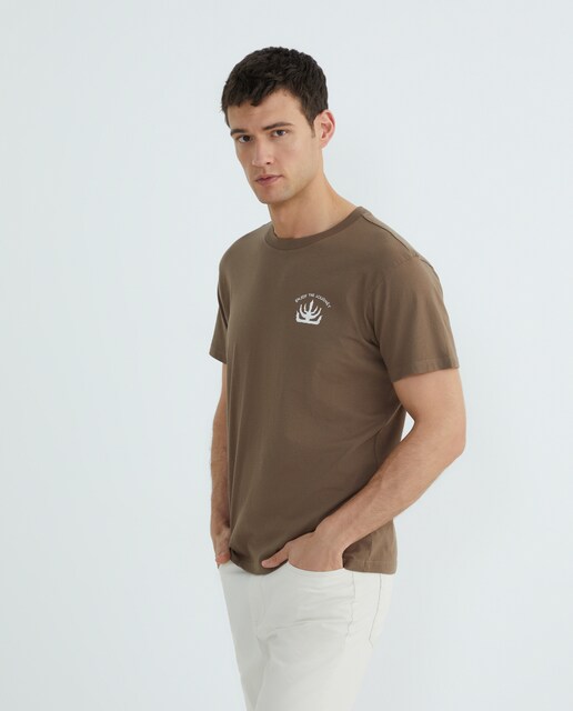 Imagen 0 de Camiseta de hombre manga corta cuello redondo ENJOY THE JOURNEY