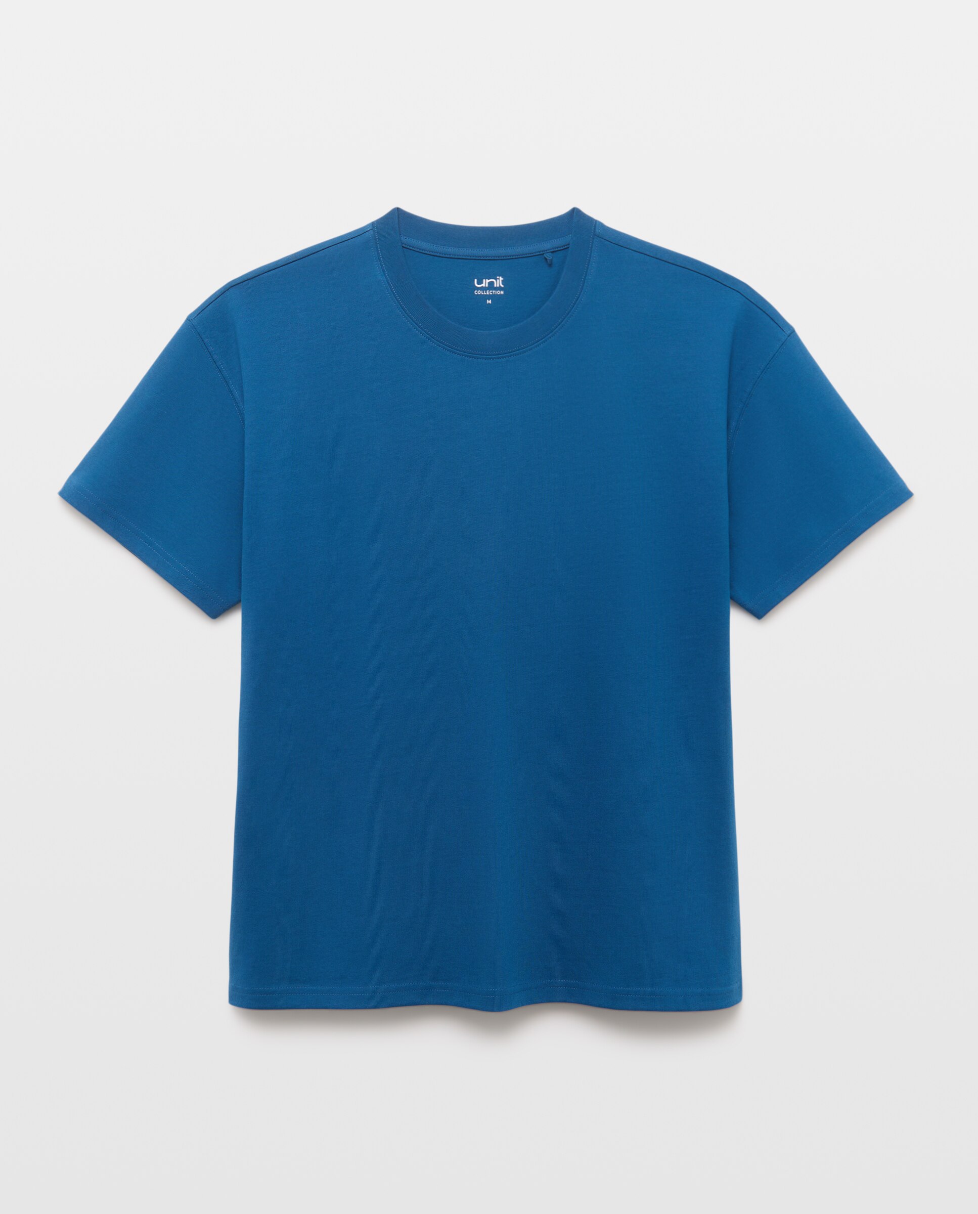 Camiseta de hombre manga corta lisa 280 gr 430 Azul oscuro-4