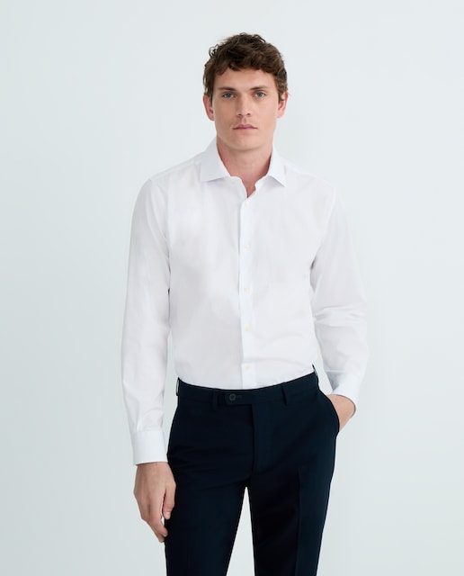 Imagen 0 de Camisa vestir hombre lisa slim fit