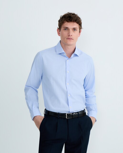 Imagen 0 de Camisa vestir hombre mini cuadro slim fit