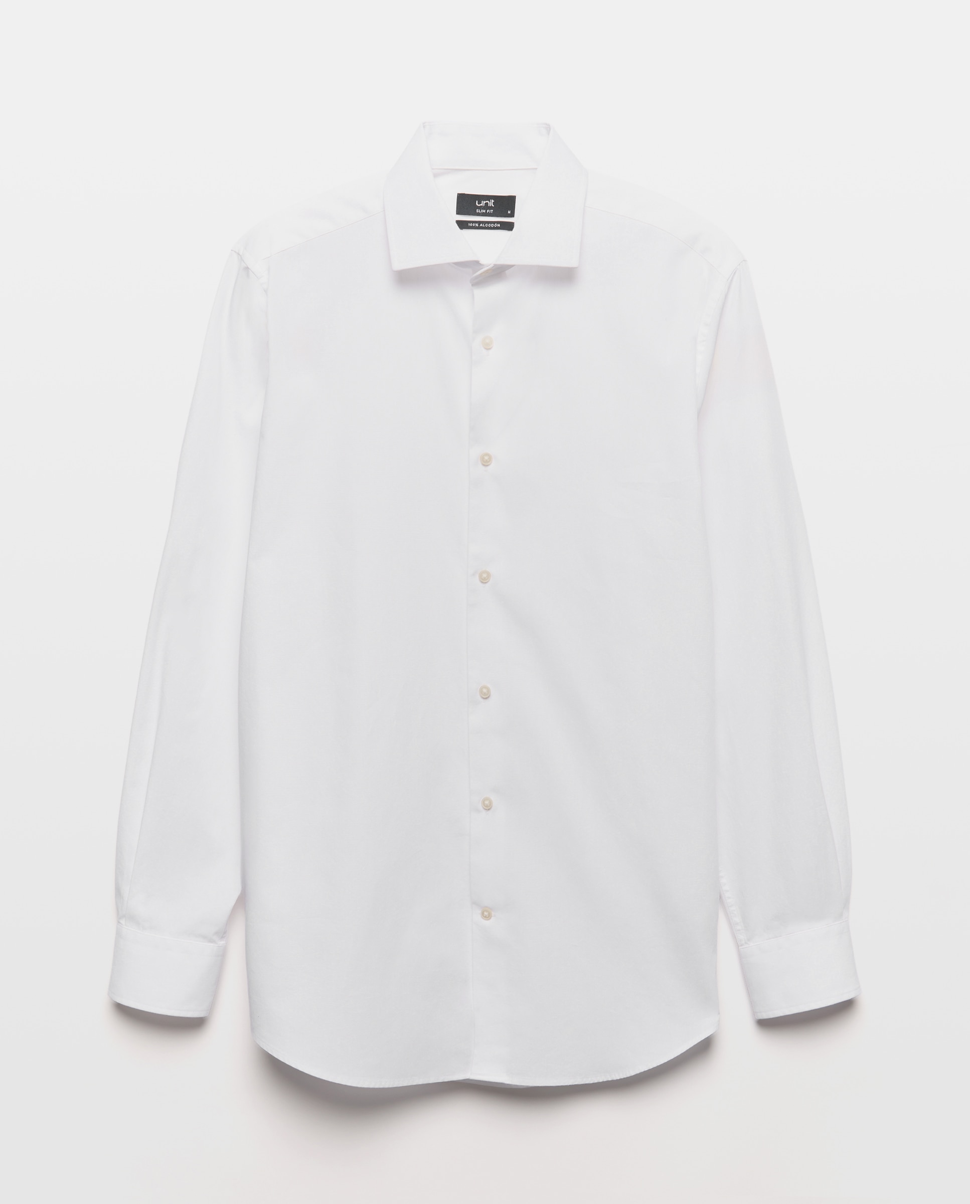 Camisa vestir hombre slim fit Blanco-4