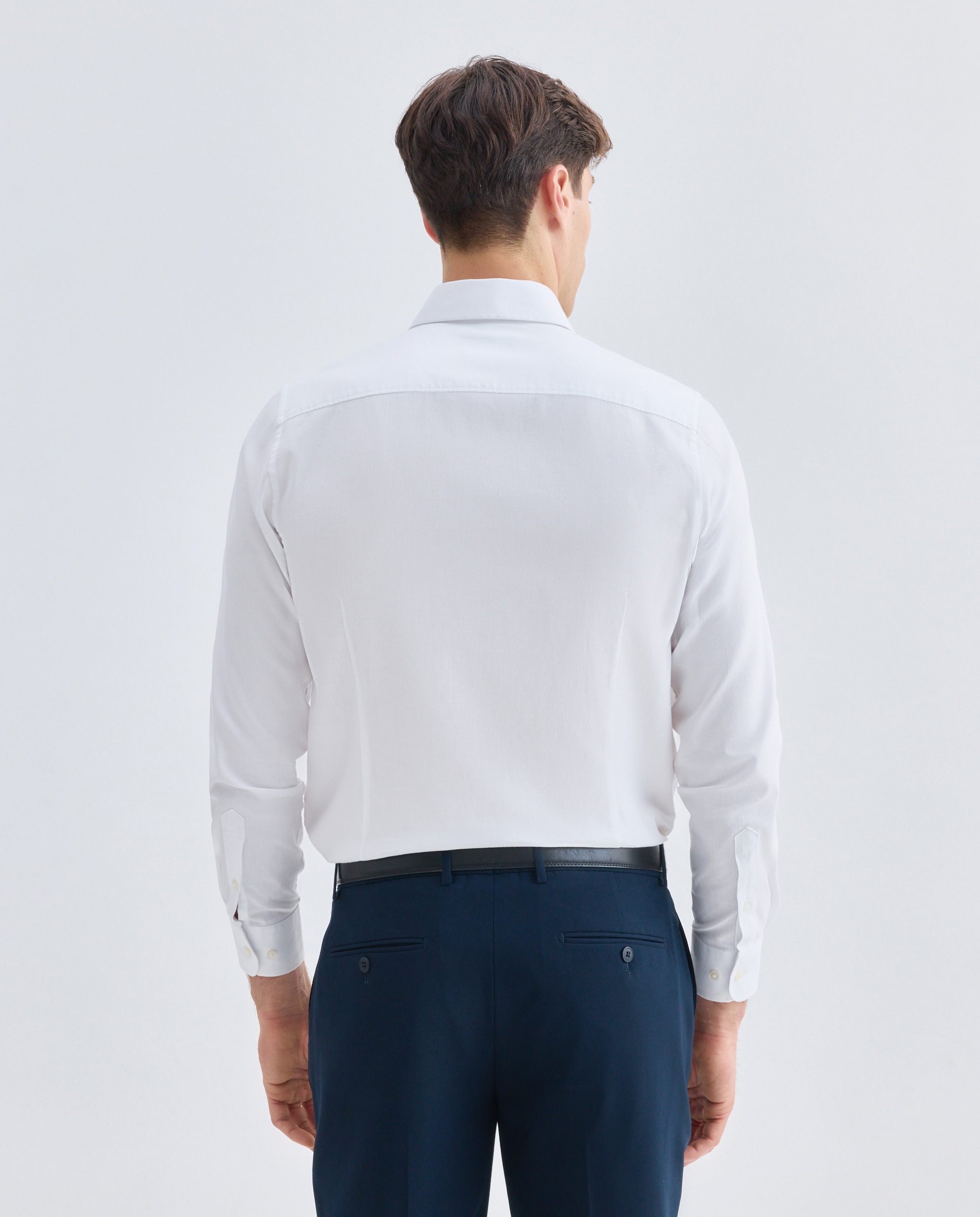 Camisa vestir hombre slim fit Blanco-3