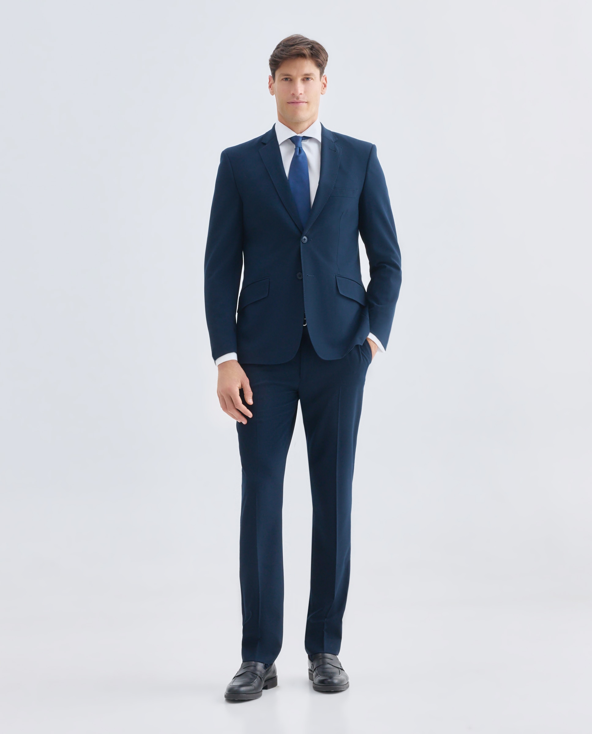 Camisa vestir hombre classic fit Blanco-2