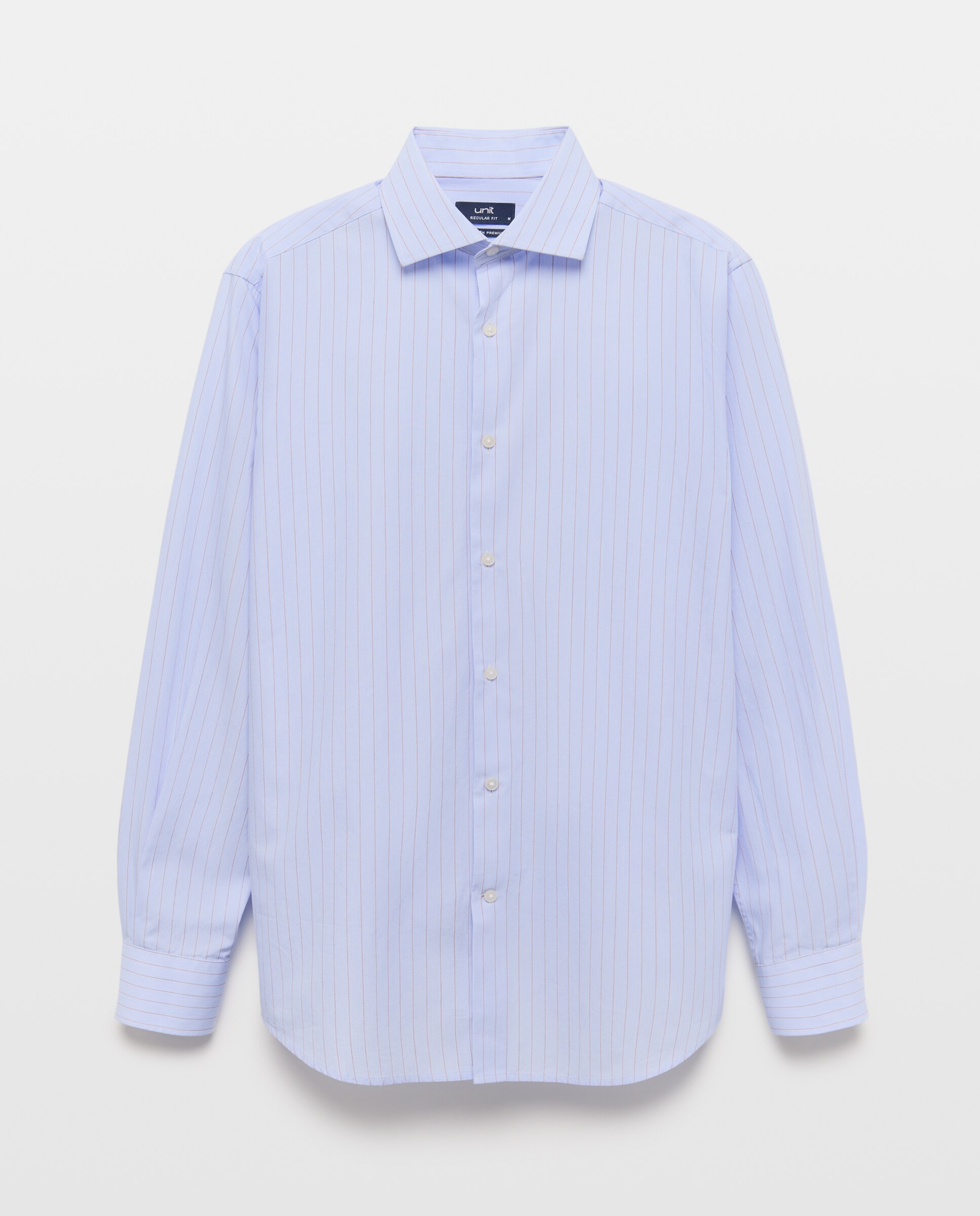 Camisa vestir hombre classic fit 400 Azul-4