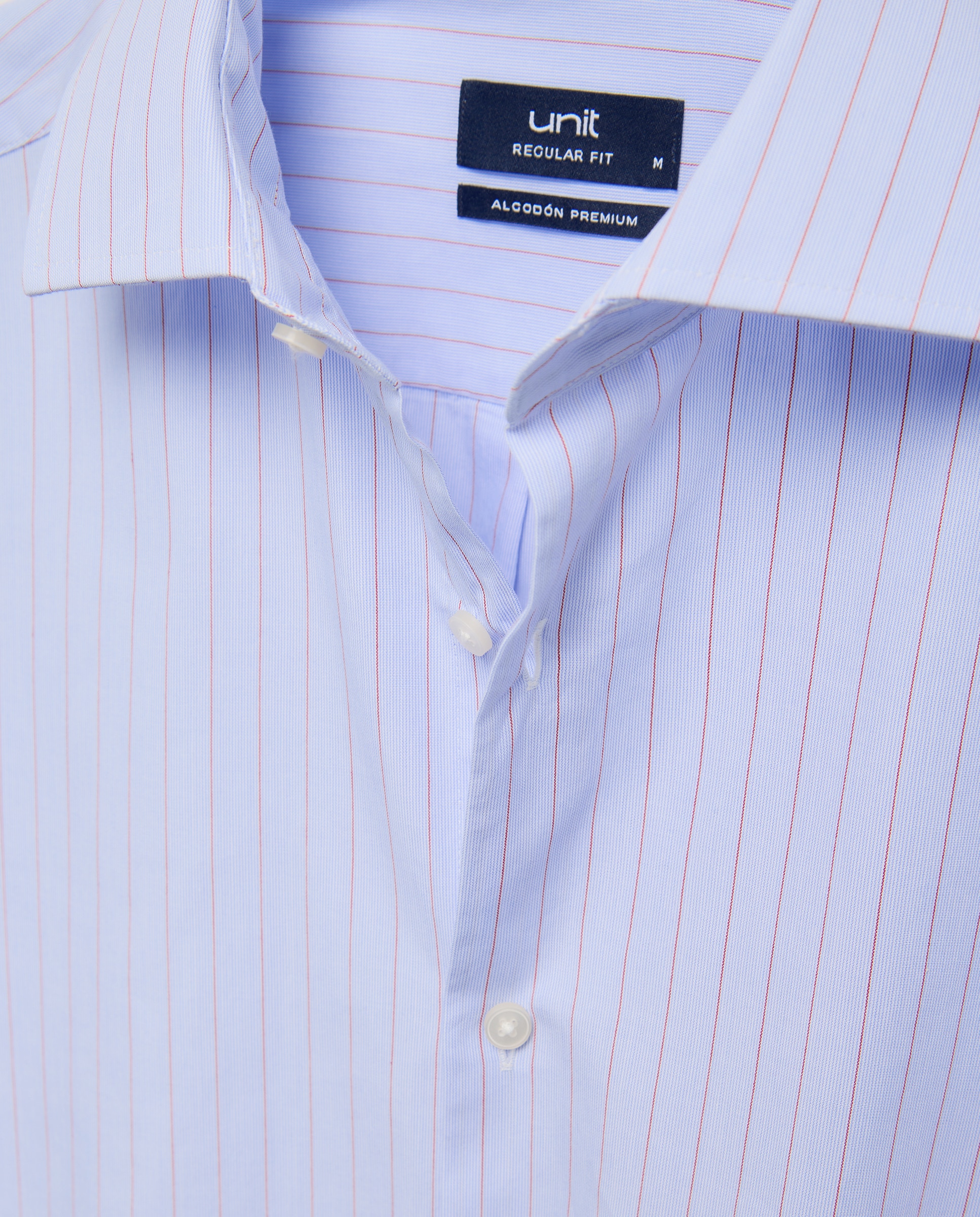 Camisa vestir hombre classic fit 400 Azul-5