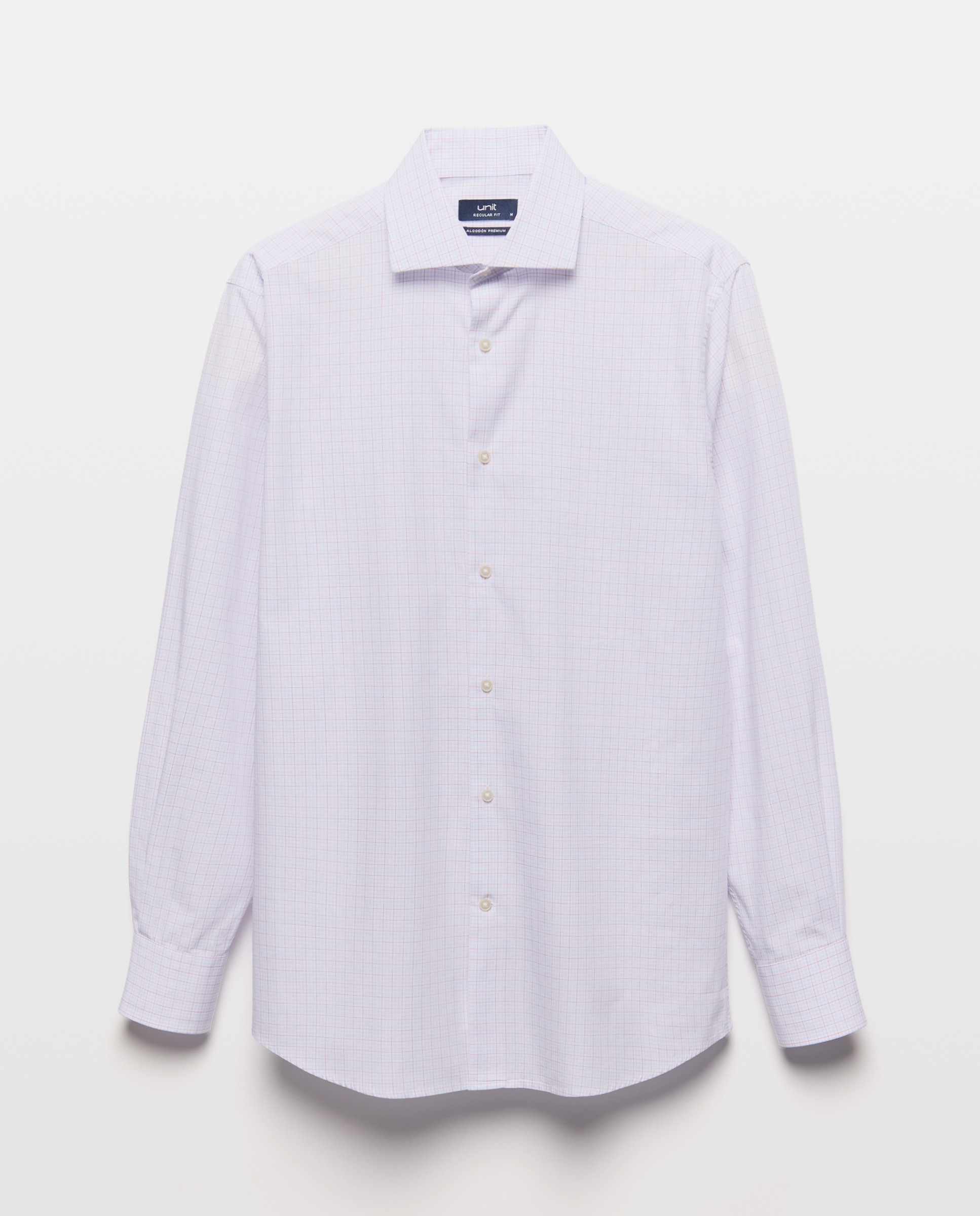 Camisa vestir hombre classic fit 600 Rojo-4