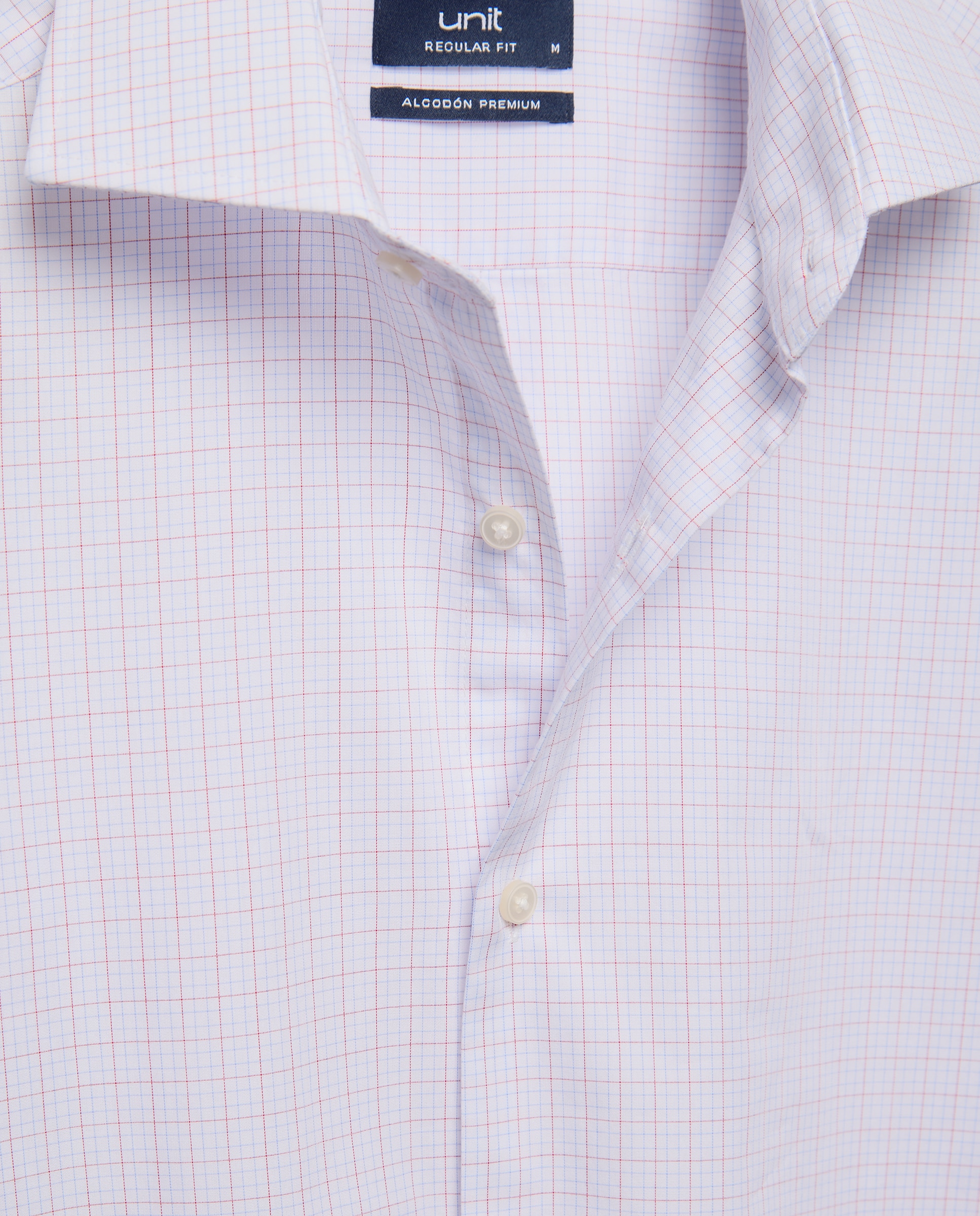 Camisa vestir hombre classic fit 600 Rojo-5