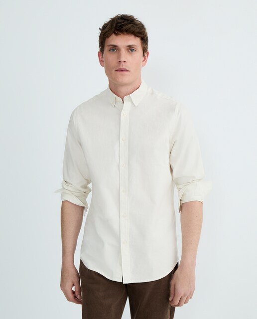 Imagen 0 de Camisa sport hombre lisa estructura