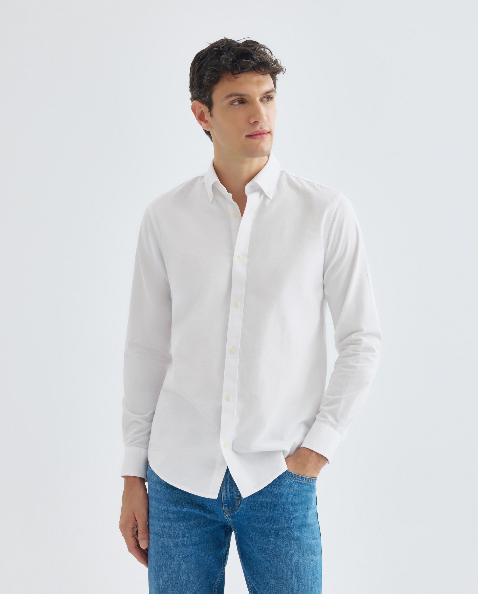 Imagen 0 de Camisa sport hombre oxdord lisa