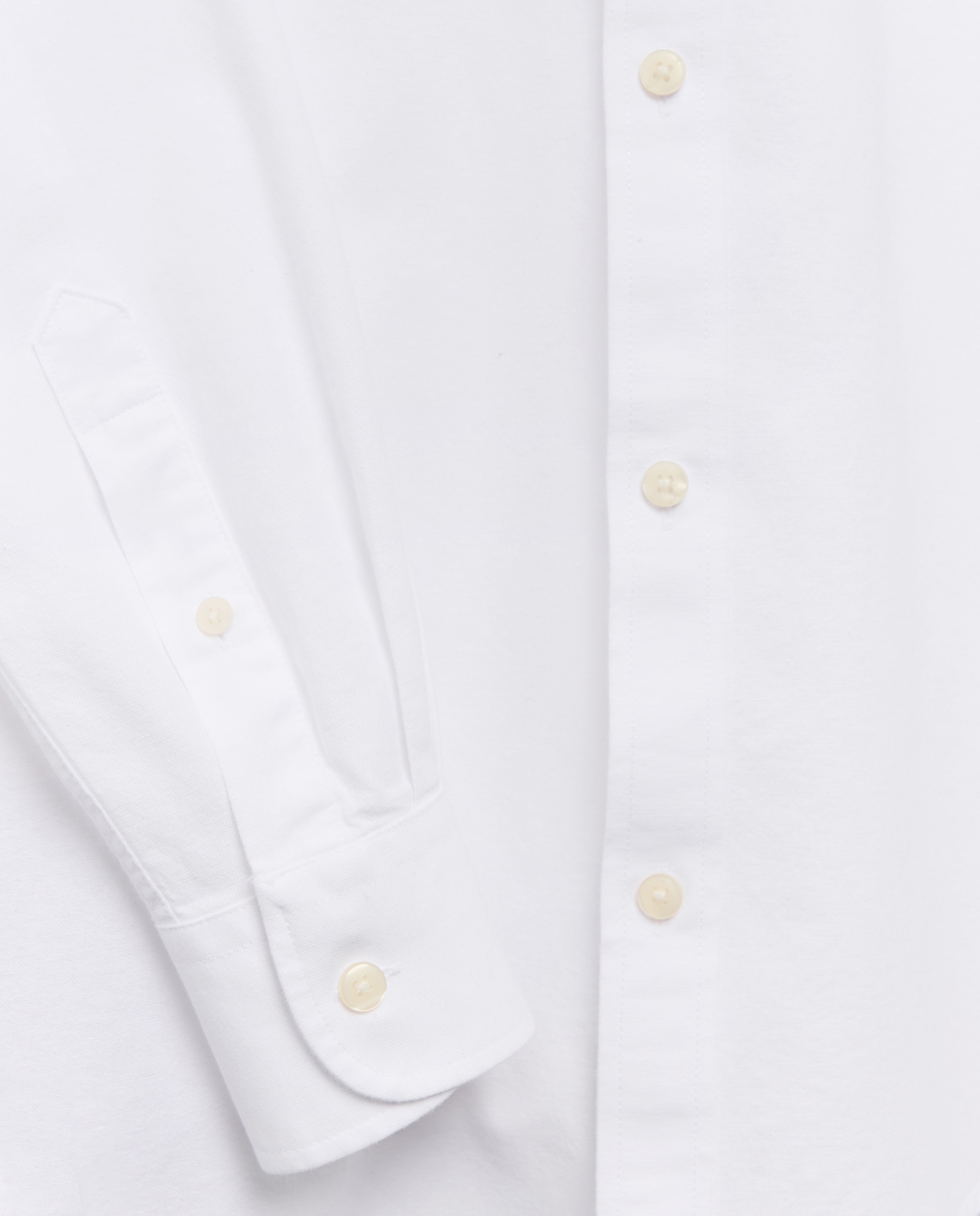 Camisa sport hombre oxdord lisa Blanco-5