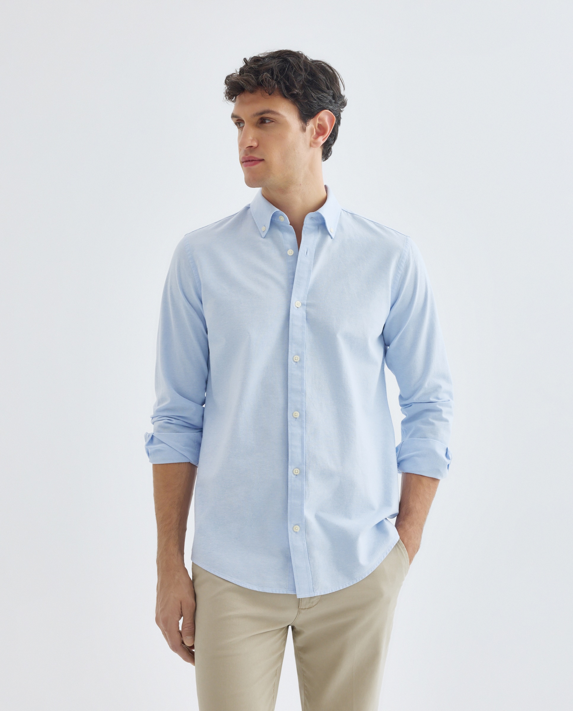 Imagen 0 de Camisa sport hombre oxdord lisa
